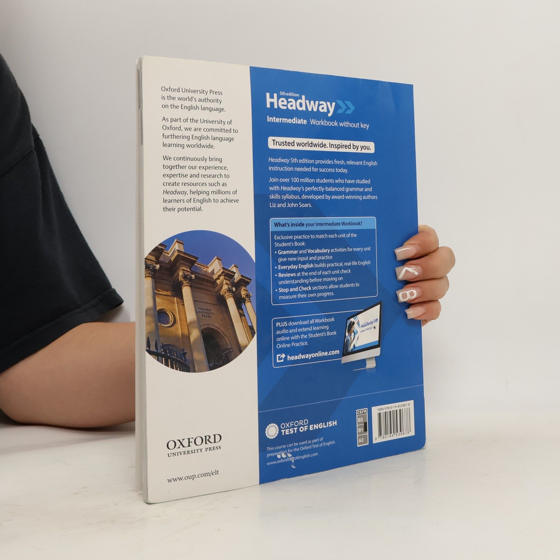 Liz Soars New Headway Intermediate Workbook without Answer Key (5th)