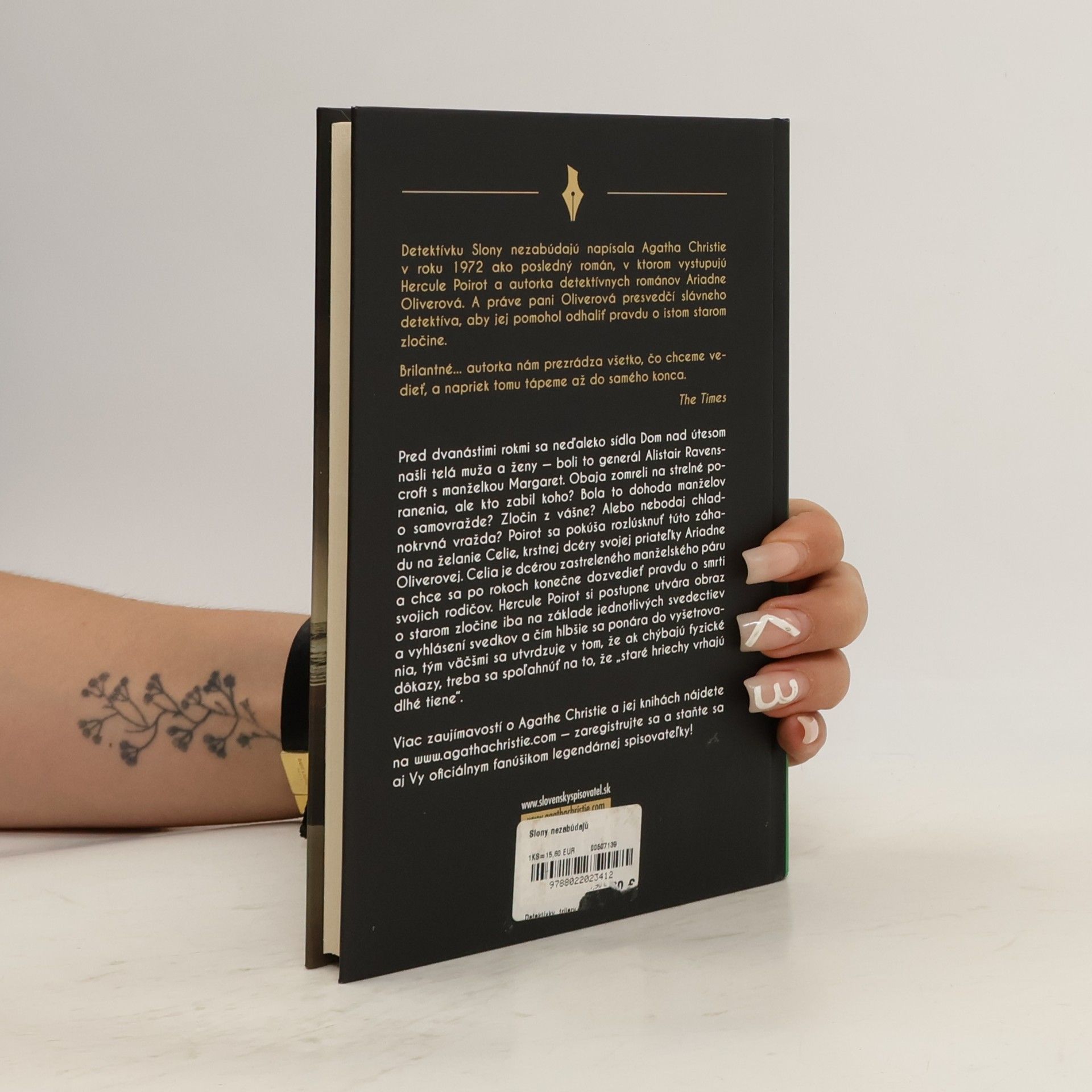 Agatha Christie Slony Nezabúdajú