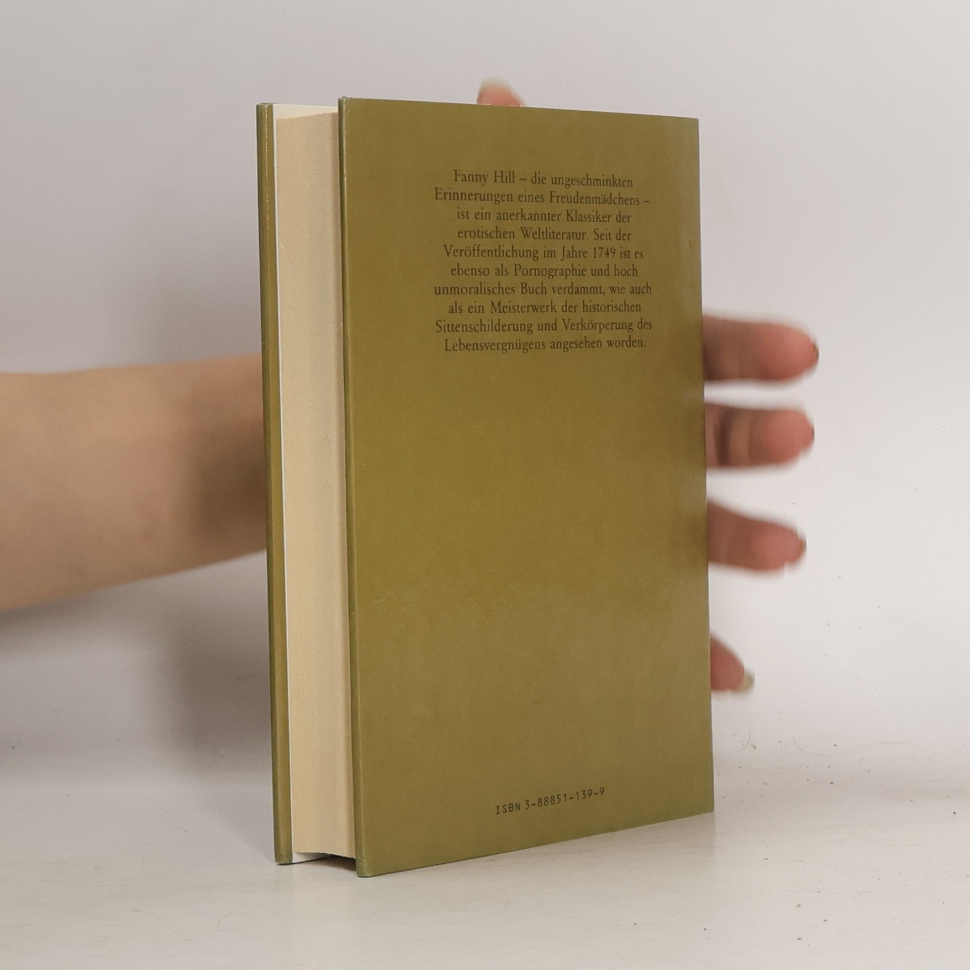John Cleland Die Memoiren der Fanny Hill