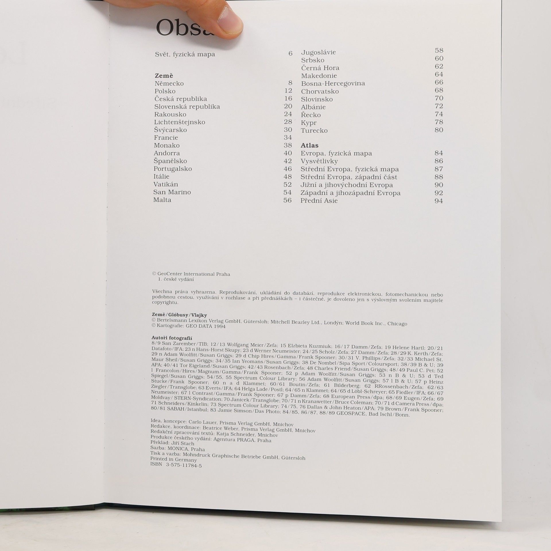 Various authors Lexikon zemí 1. Střední, jížní a jihovýchodní Evropa