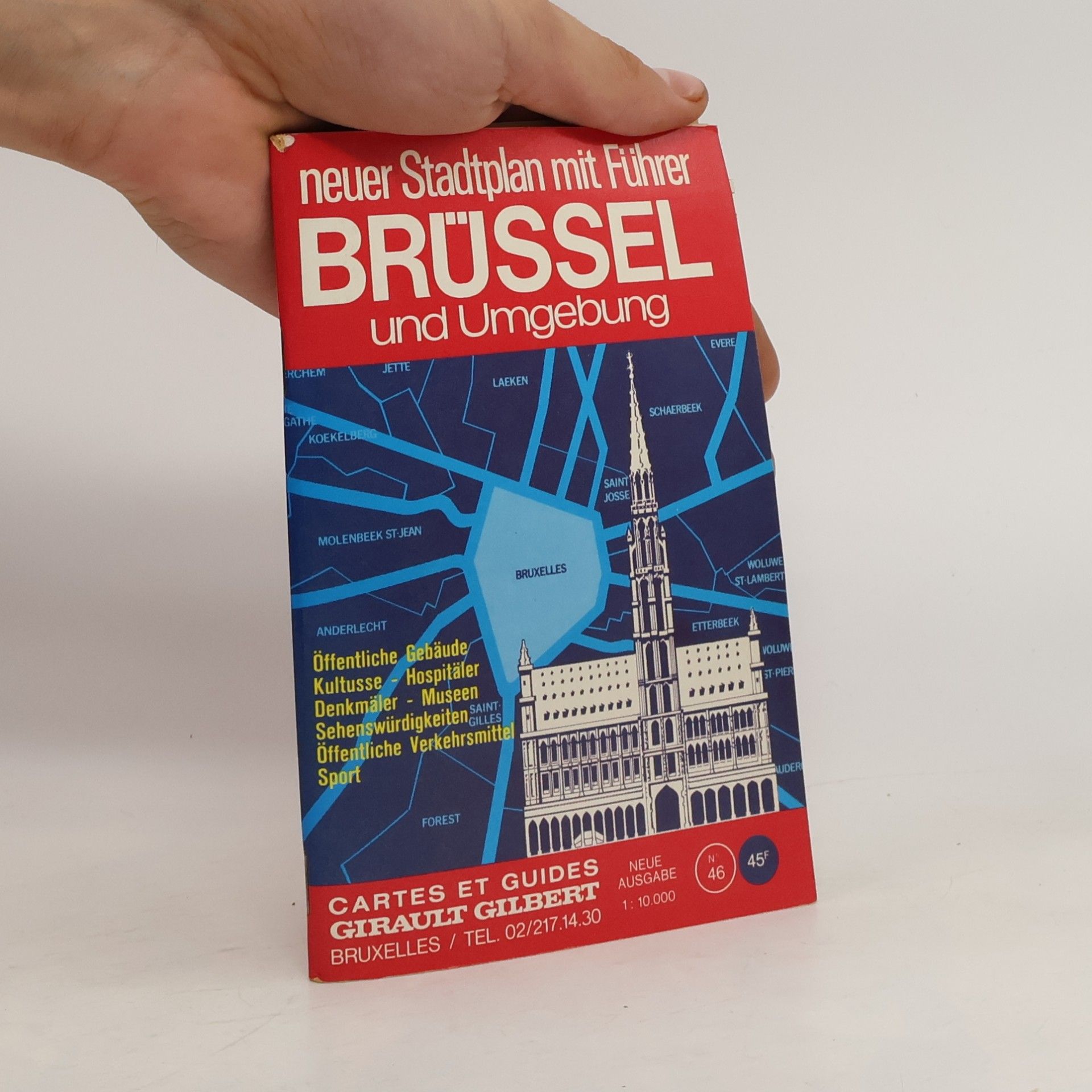 Autorenkollektiv Neuer Stadtplan mit Führer Brüssel und Umgebung