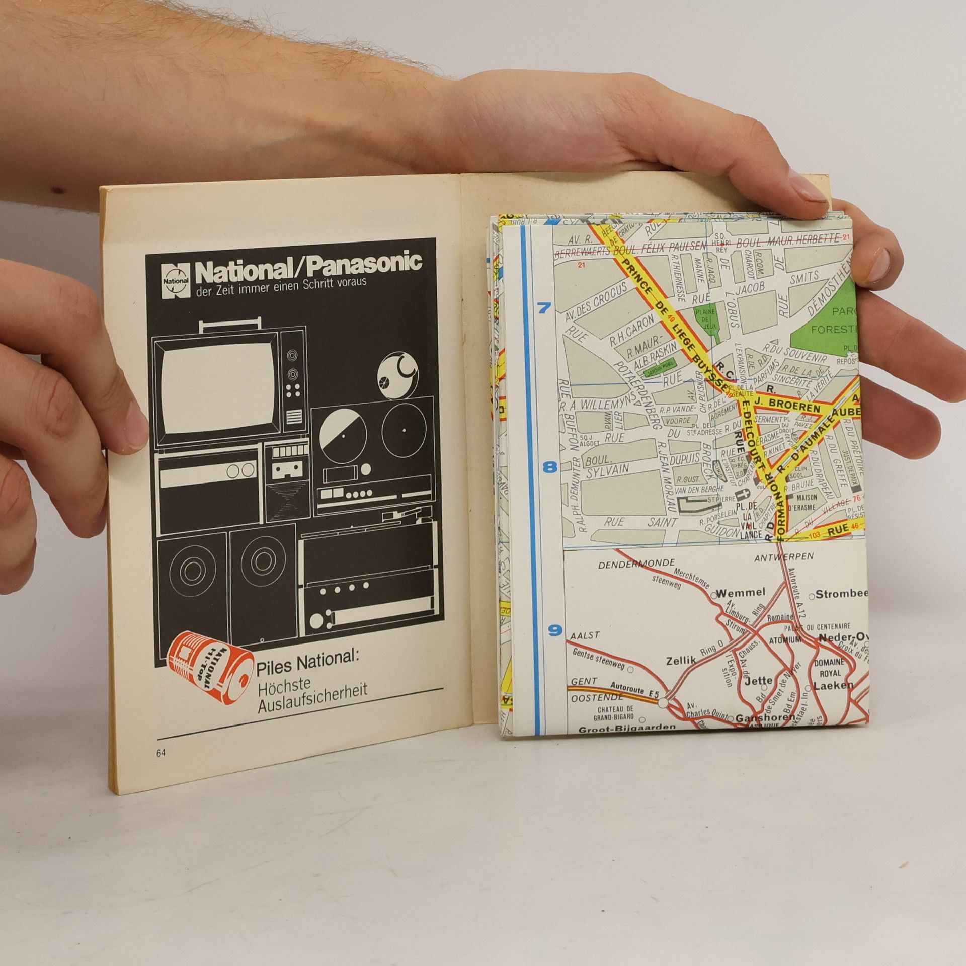 Autorenkollektiv Neuer Stadtplan mit Führer Brüssel und Umgebung