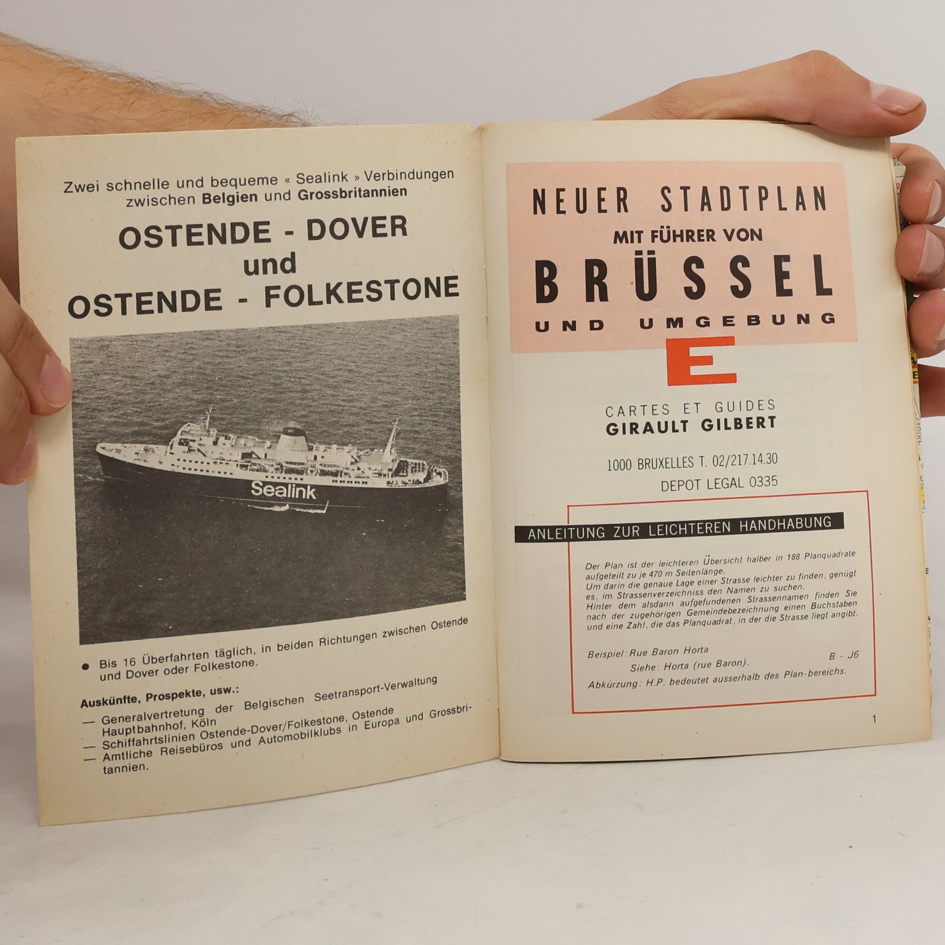 Autorenkollektiv Neuer Stadtplan mit Führer Brüssel und Umgebung