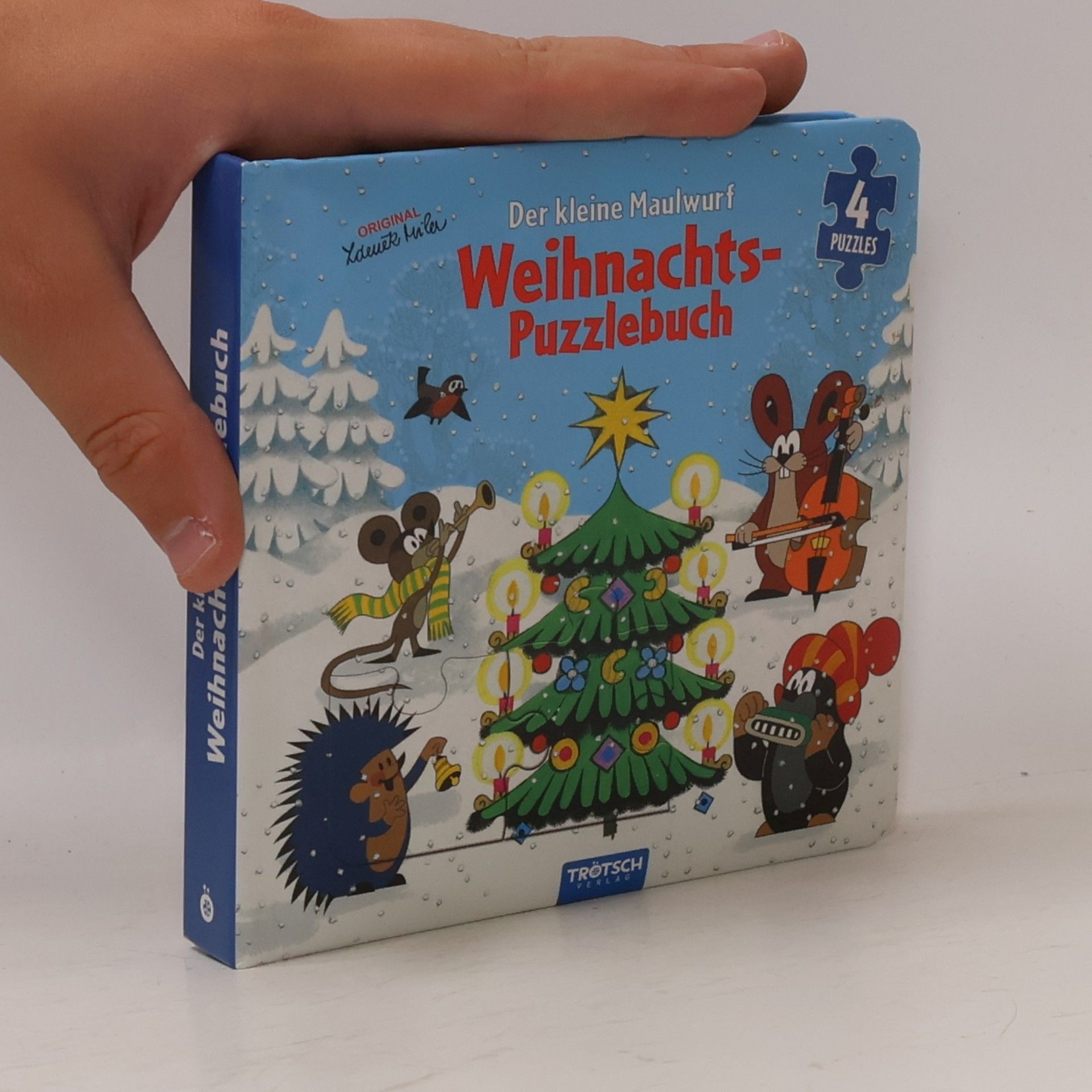 Zdeněk Miler Der kleine Maulwurf Weihnachts Puzzlebuch