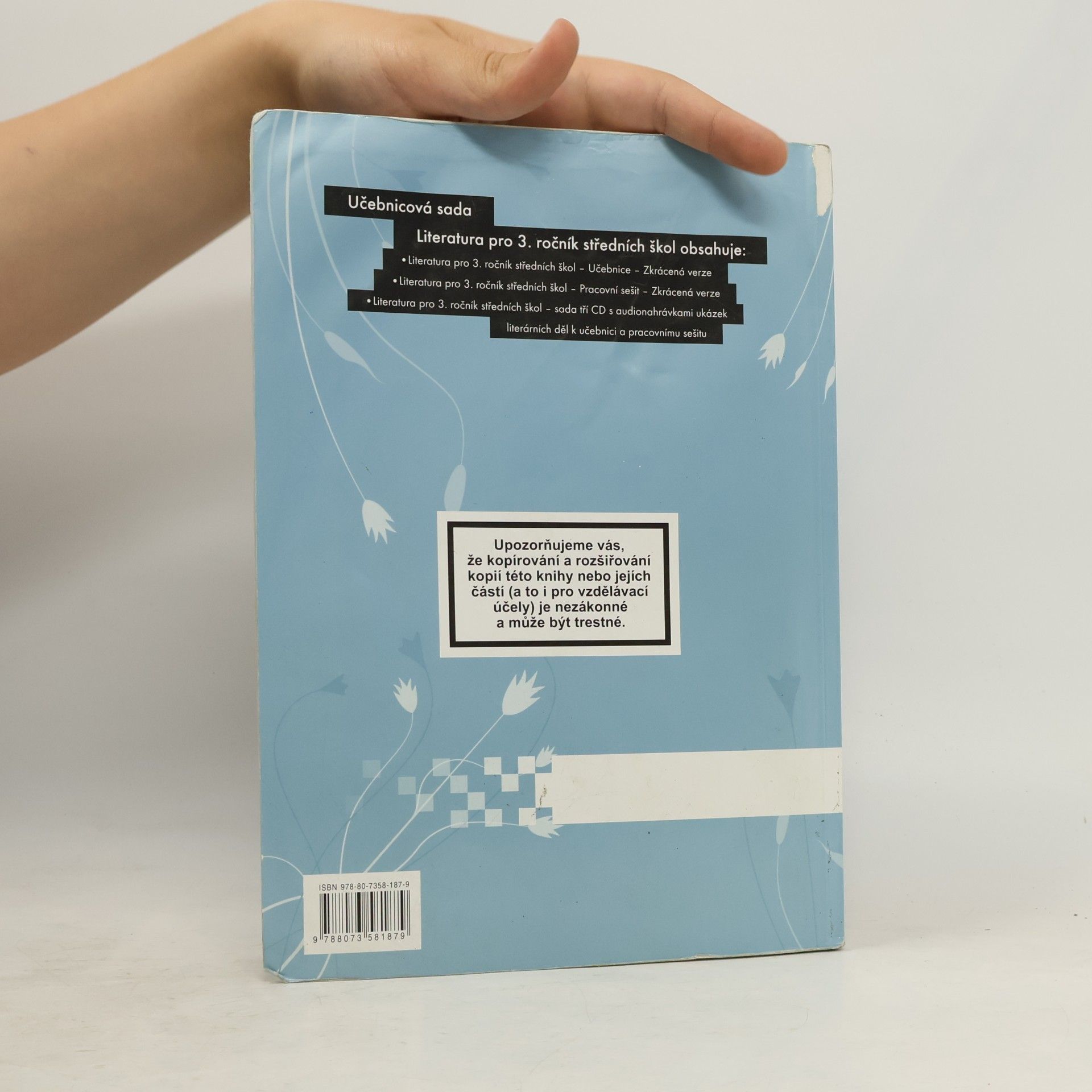 kolektiv Literatura pro 3. ročník středních škol. Učebnice. Zkrácená verze