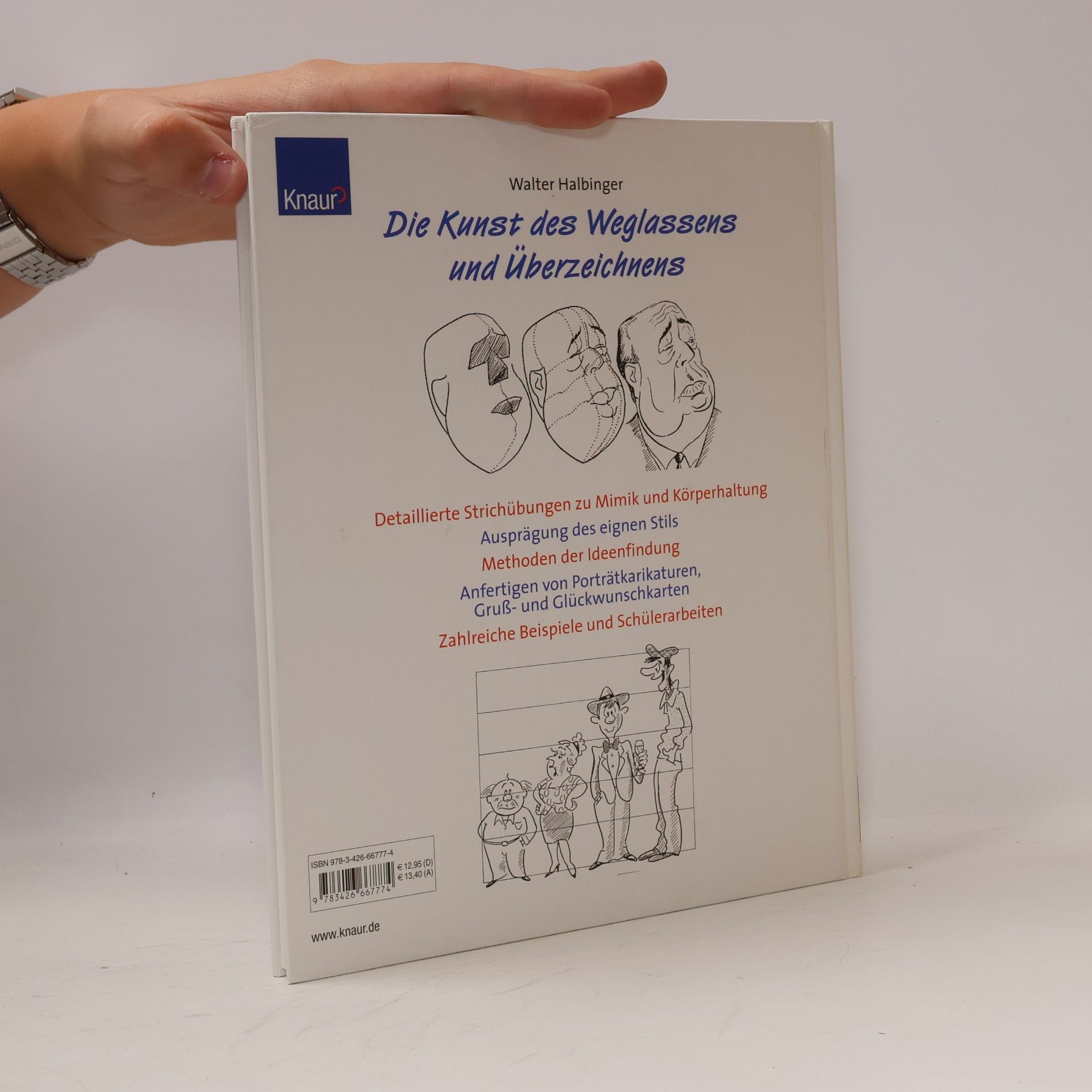 Walter Halbinger Karikaturen zeichnen für Einsteiger