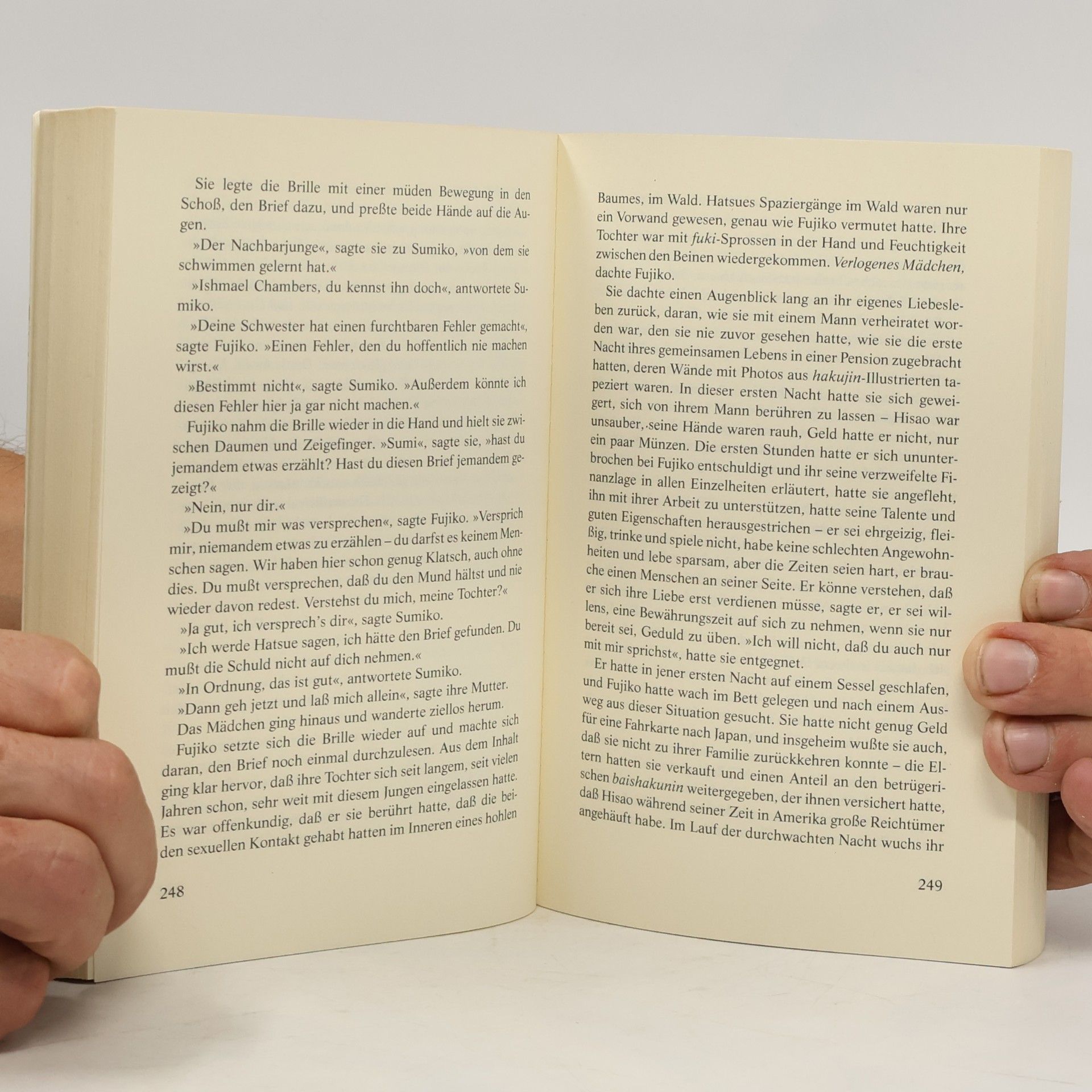 David Guterson Schnee, der auf Zedern fällt