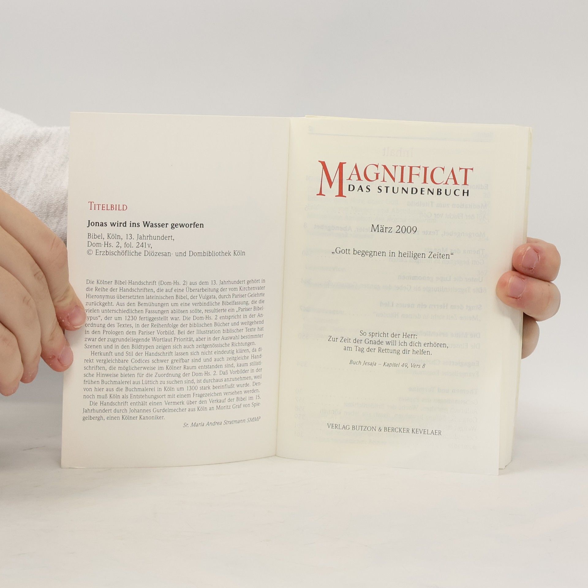 kolektiv Magnificat. Das Stundenbuch März 2009