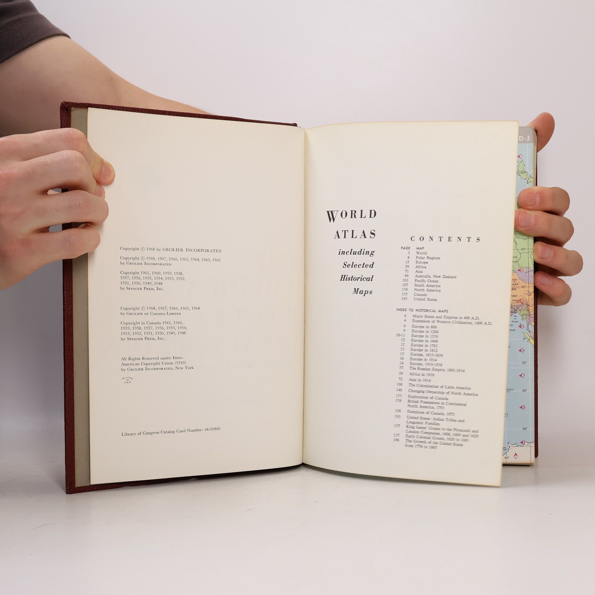 Autores varios The American Peoples Encyclopedia. Atlas and Index. 20
