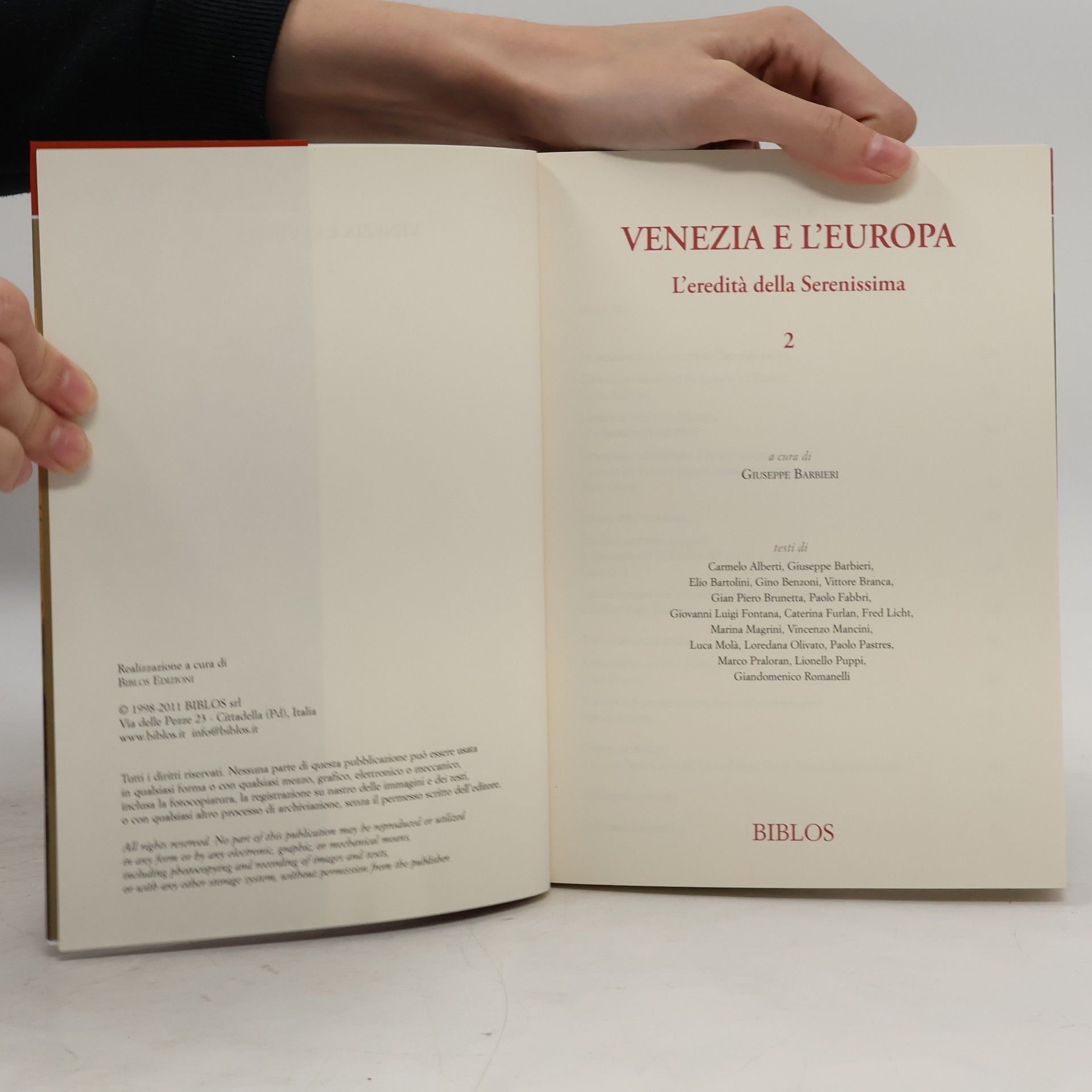 Various authors Venezia e L´Europa 2