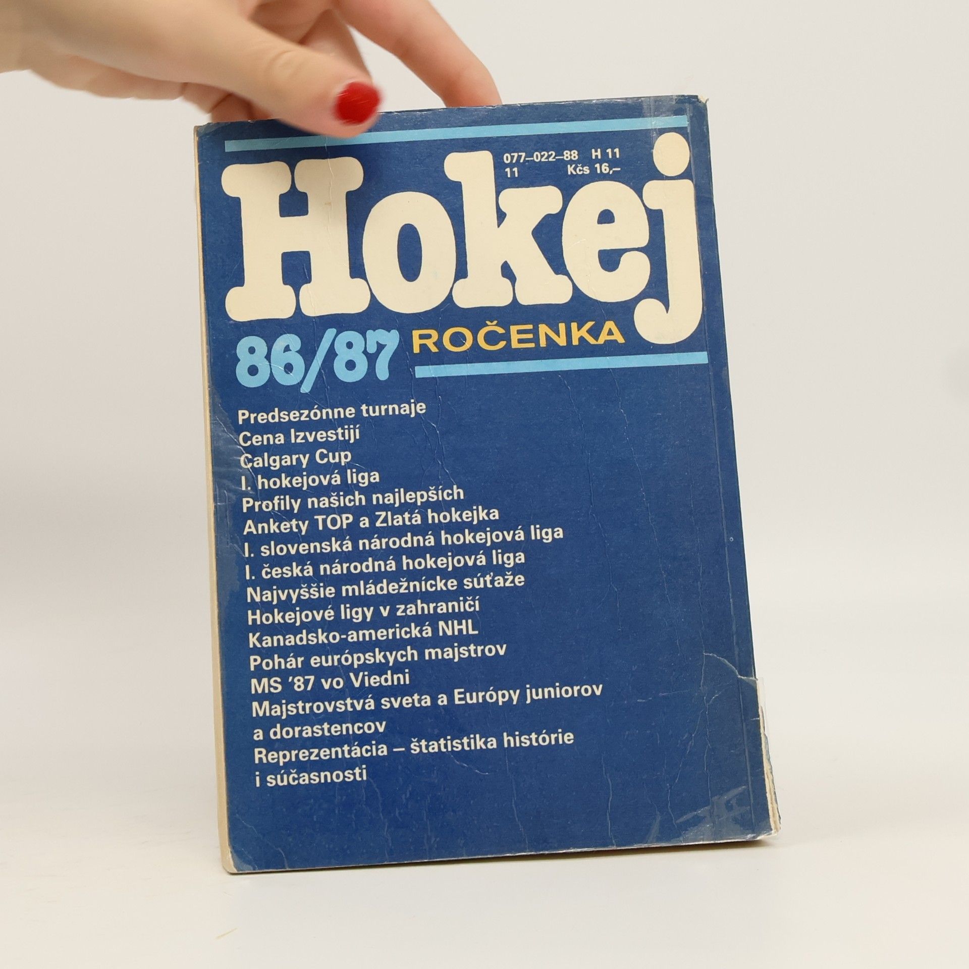 Various authors Hokej 86/87 Ročenka
