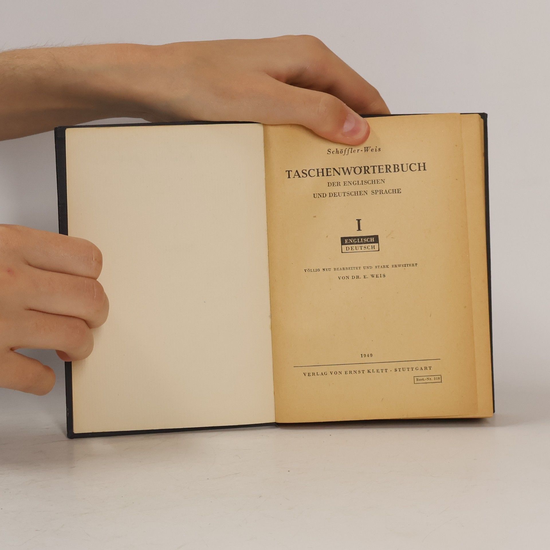 Autorenkollektiv Taschenwörterbuch der Englischen und Deutschen sprache I.