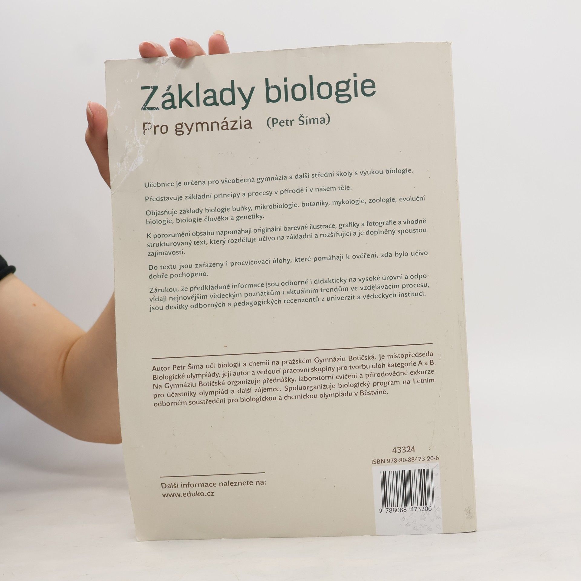 Petr Šíma Základy biologie. Pro gymnázia