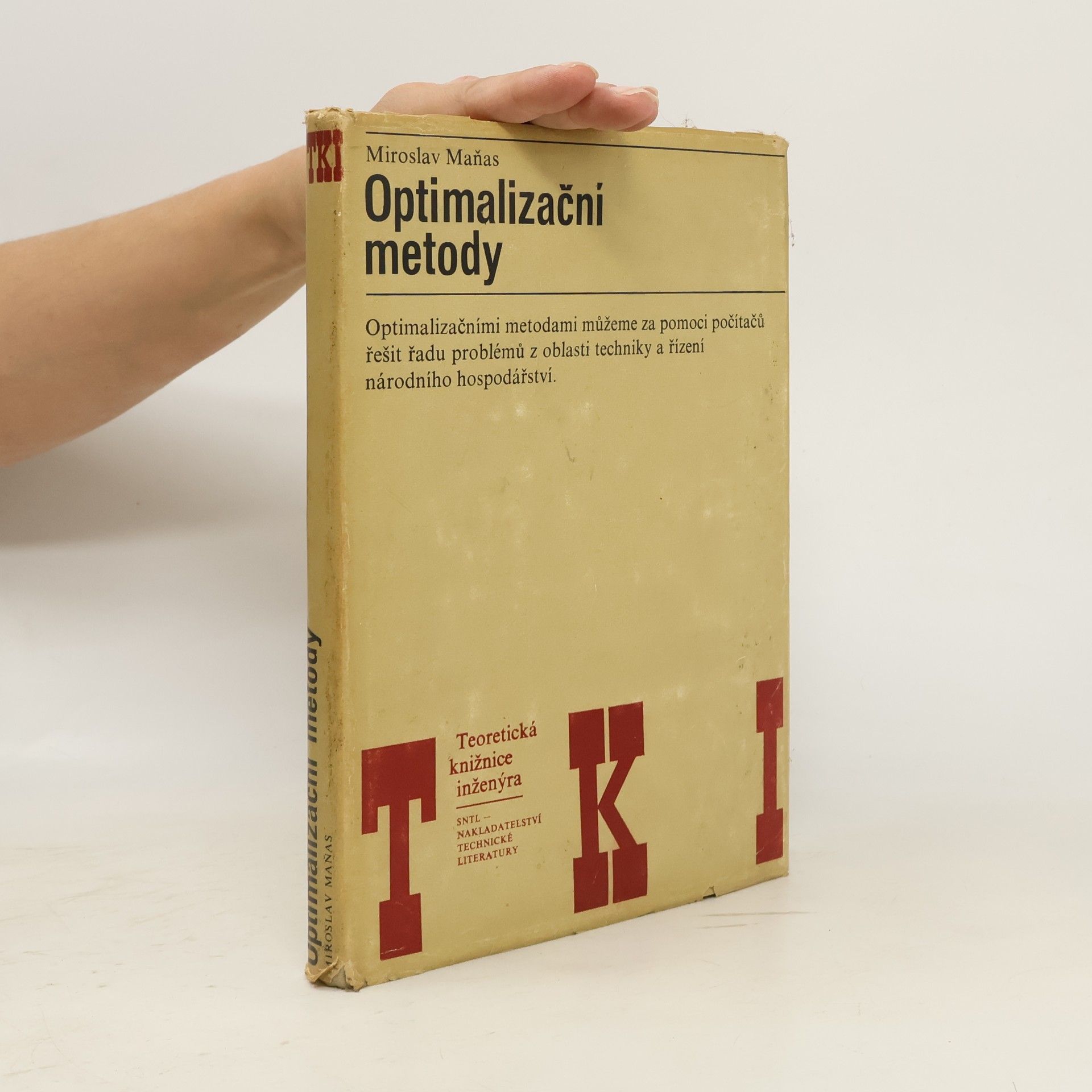 Miroslav Maňas Optimalizační metody