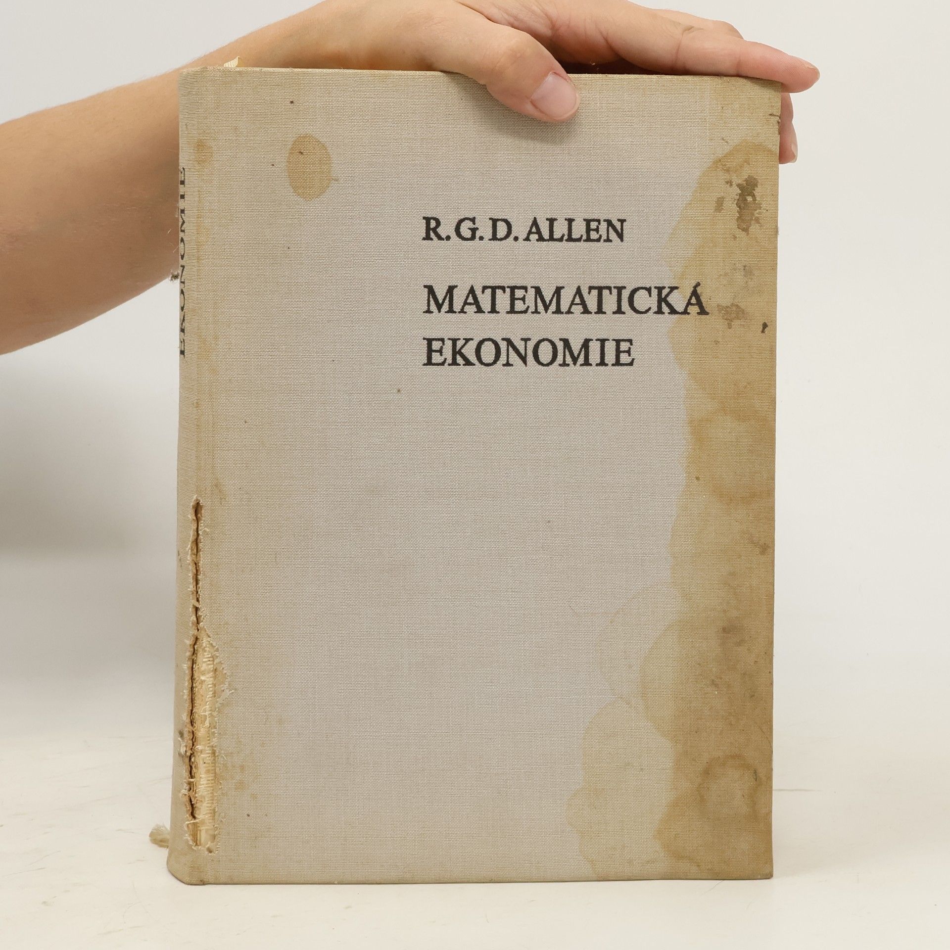 R. G. D. Allen Matematická ekonomie