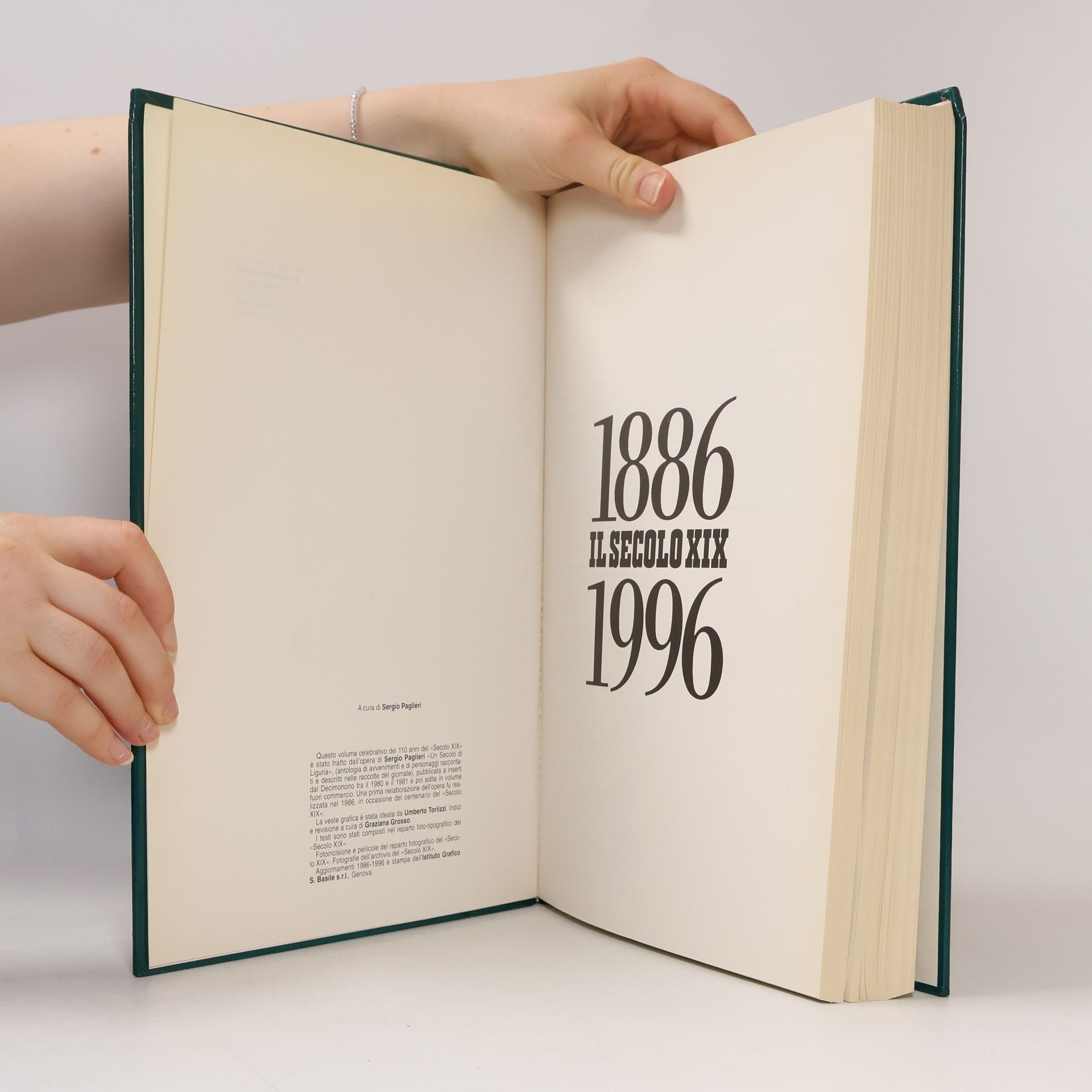 Sergio Paglieri Il Secolo XIX 1886 - 1996
