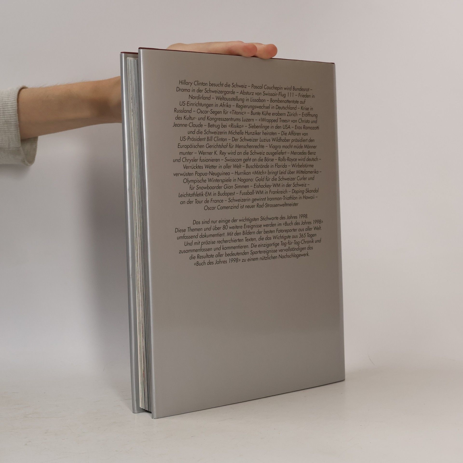 Hansheinrich Leuthold Buch des Jahres 1998