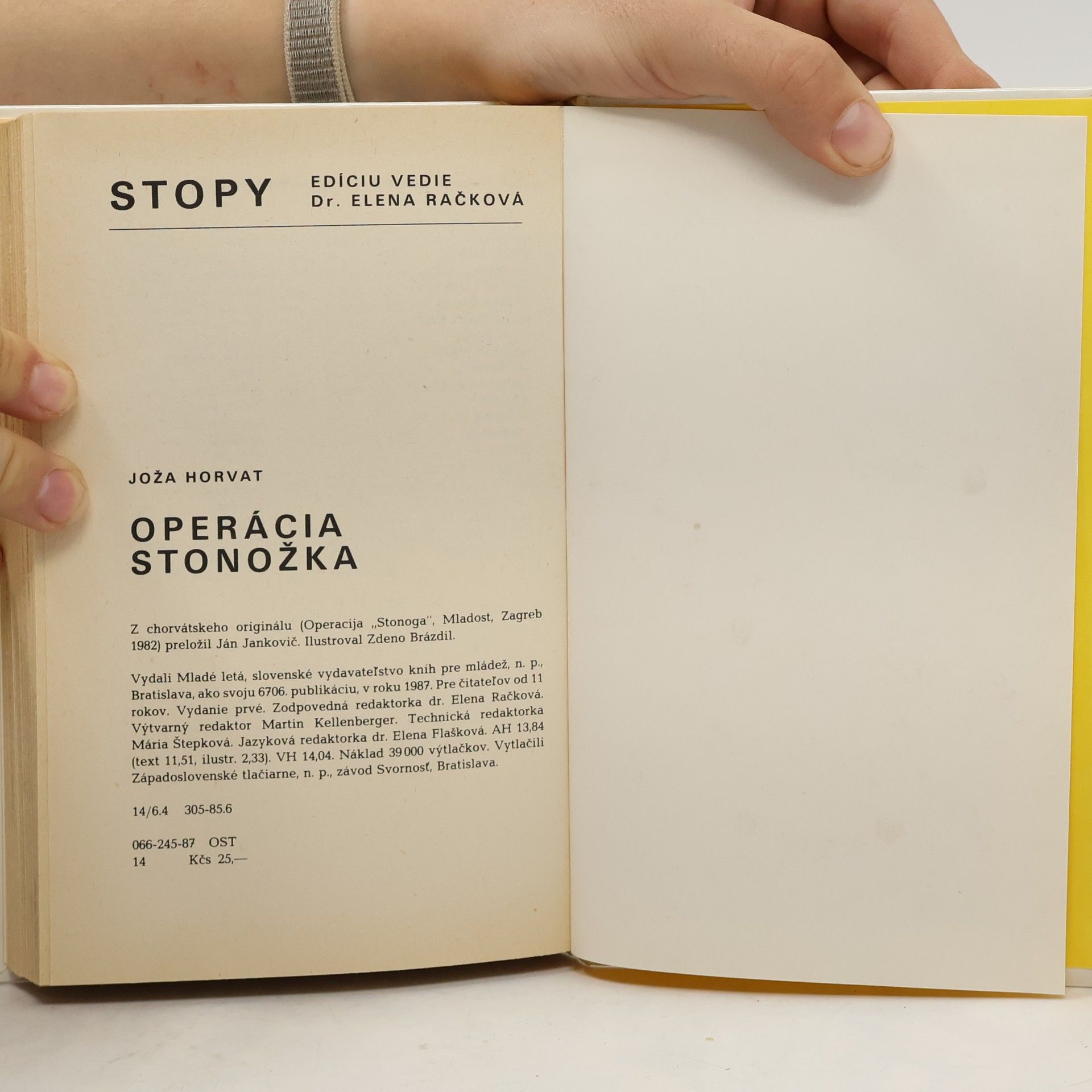 Joža Horvat Operácia Stonožka