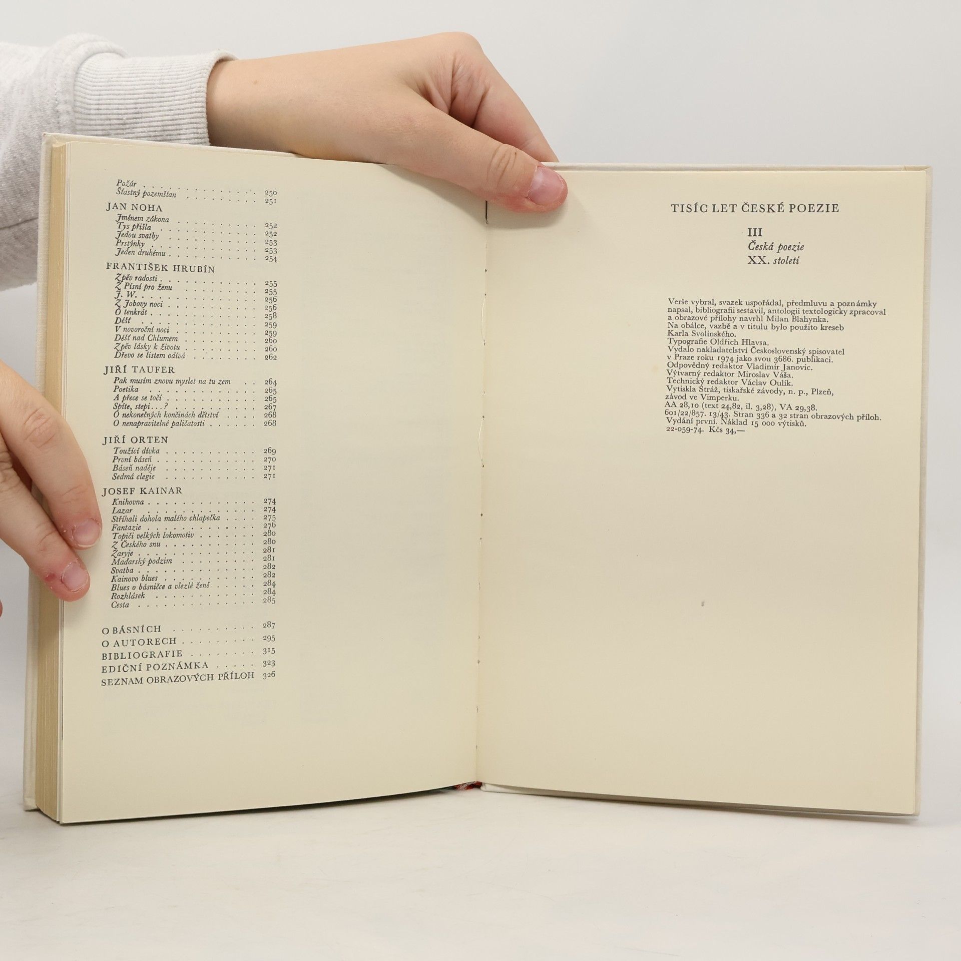 Milan Blahynka Tisíc let české poezie III.