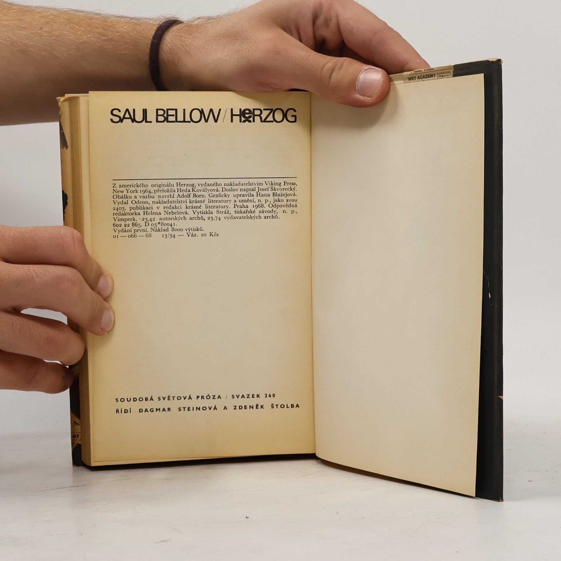 Saul Bellow Herzog