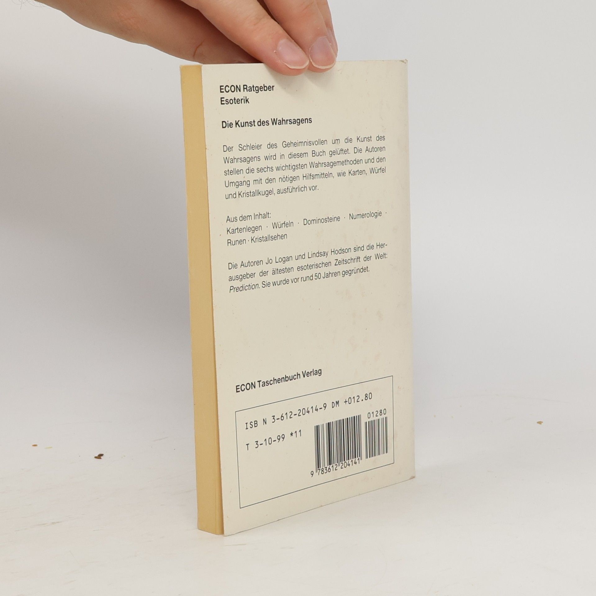Jo Logan ECON Ratgeber: Die Kunst des Wahrsagens