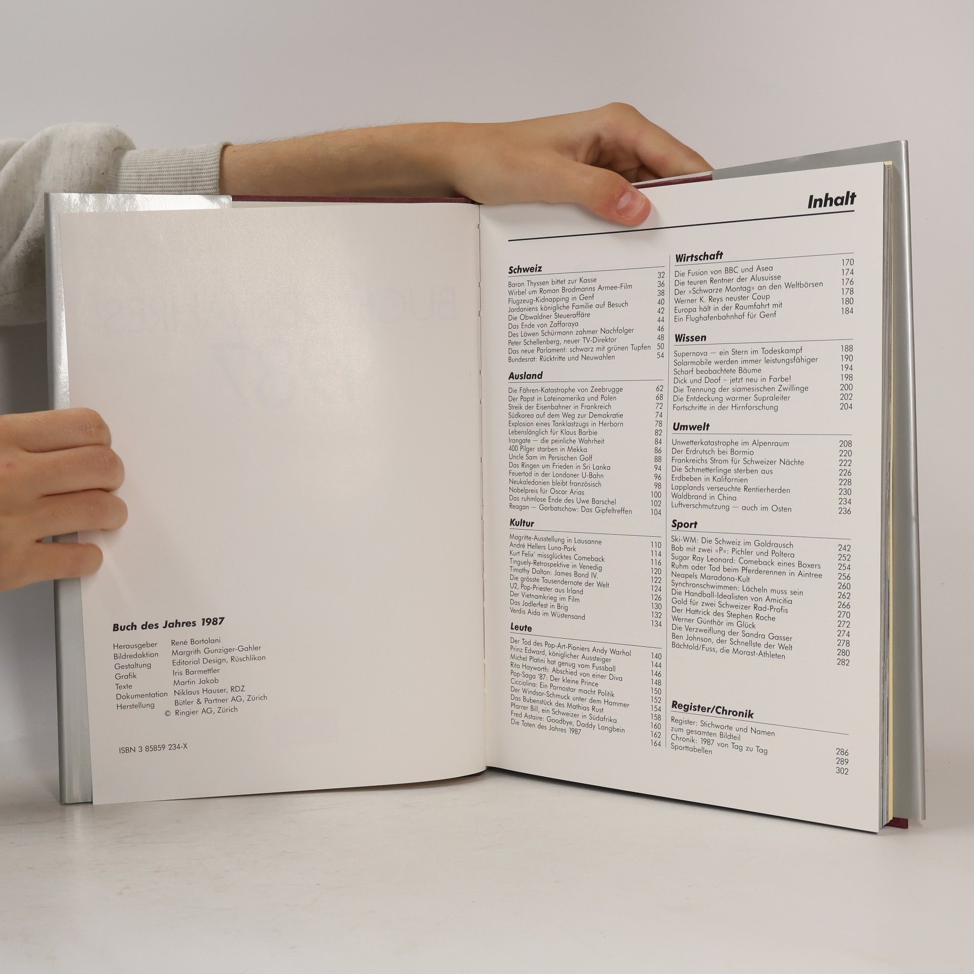 René Bortolani Buch des Jahres 1987