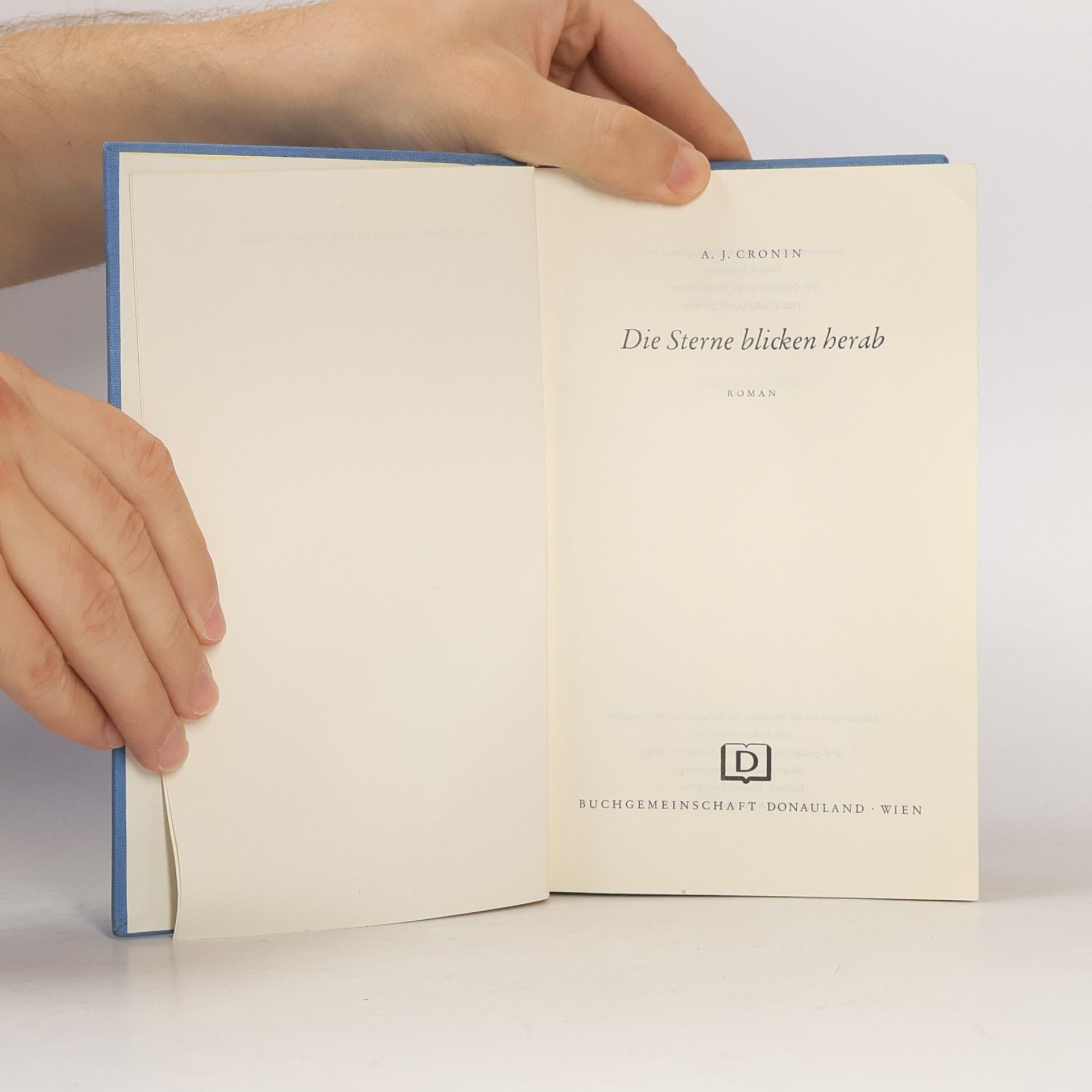 A. J. Cronin Die Sterne blicken herab