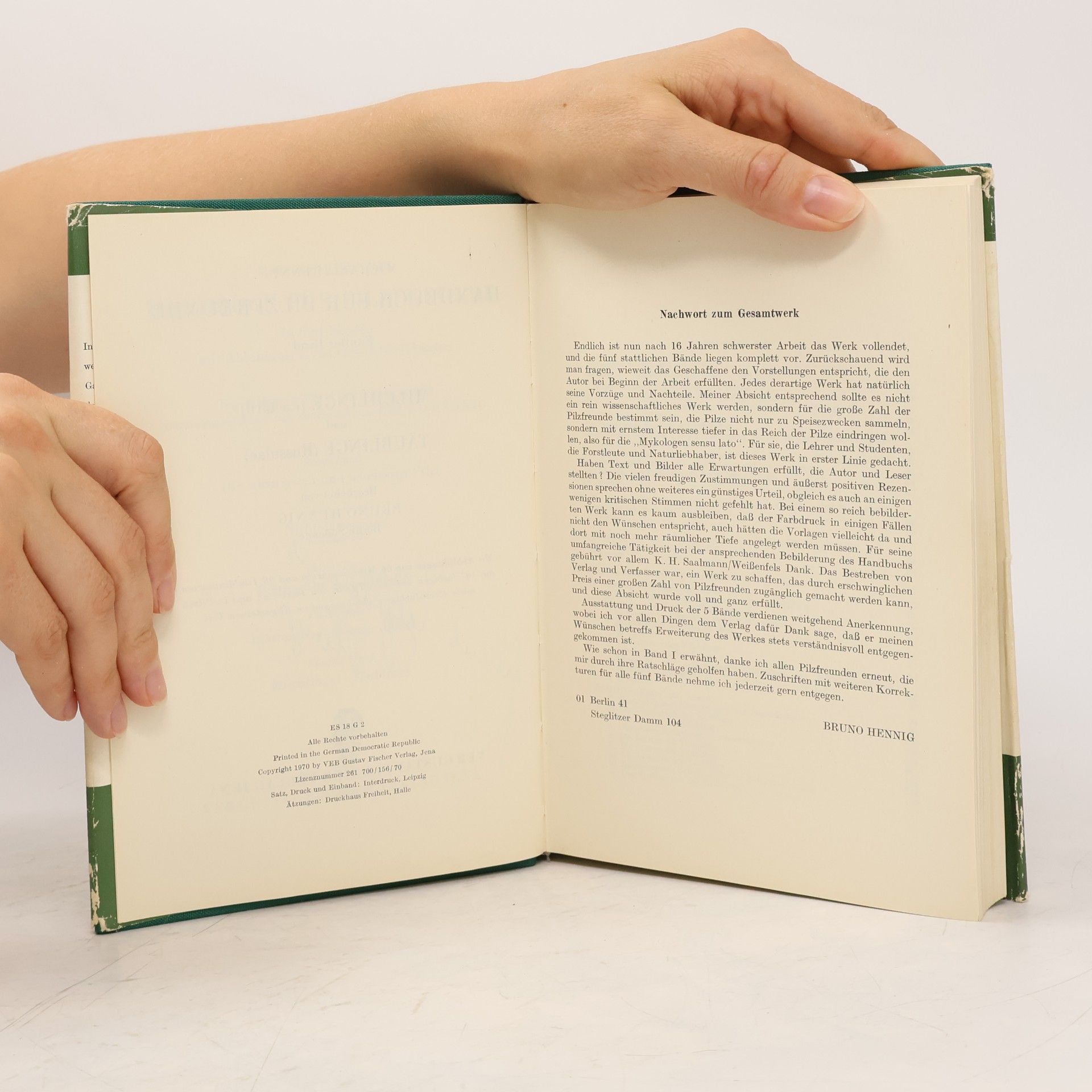 Autorenkollektiv Handbuch für Pilzfreunde