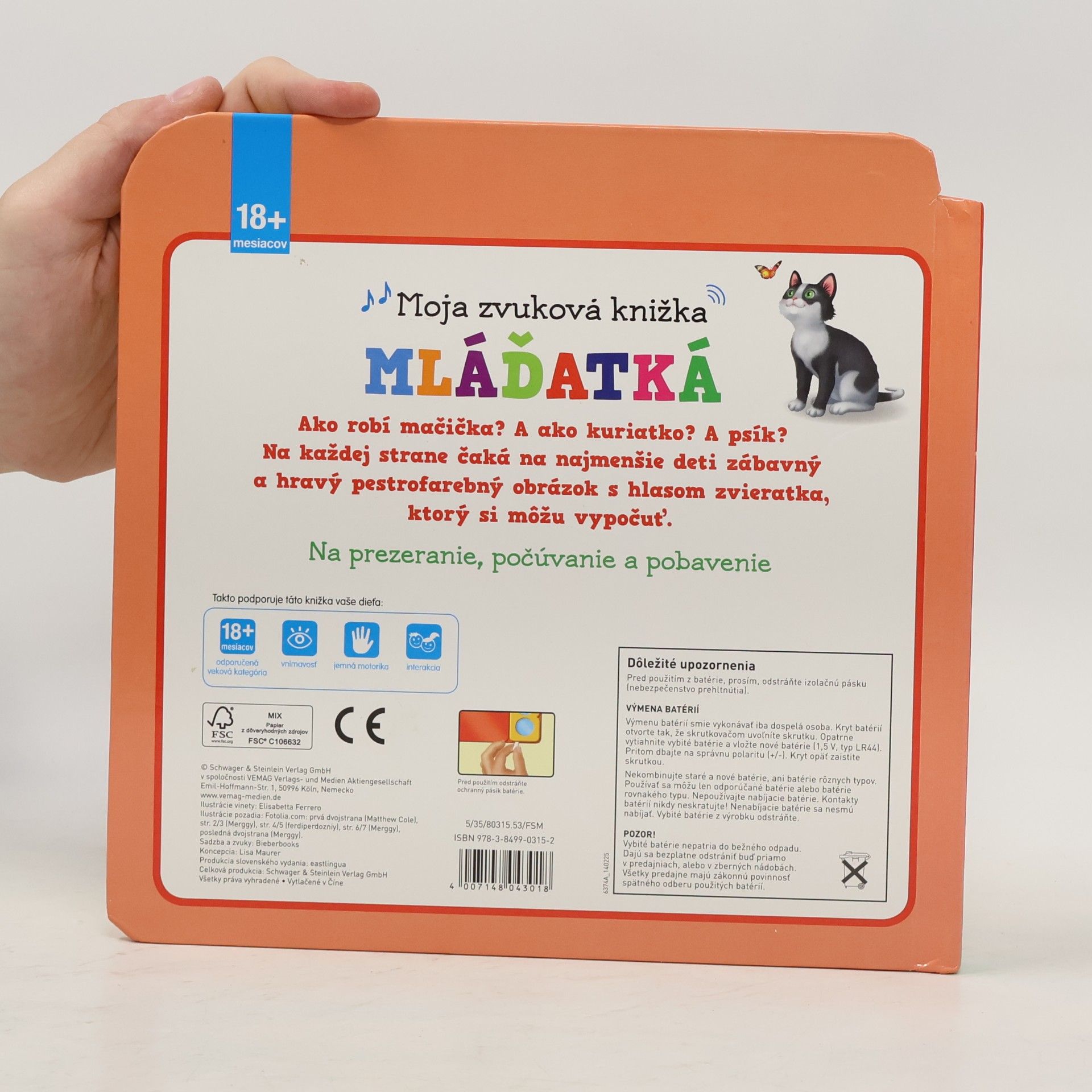 Collectif d'auteurs Moja zvuková knižka Mláďatká