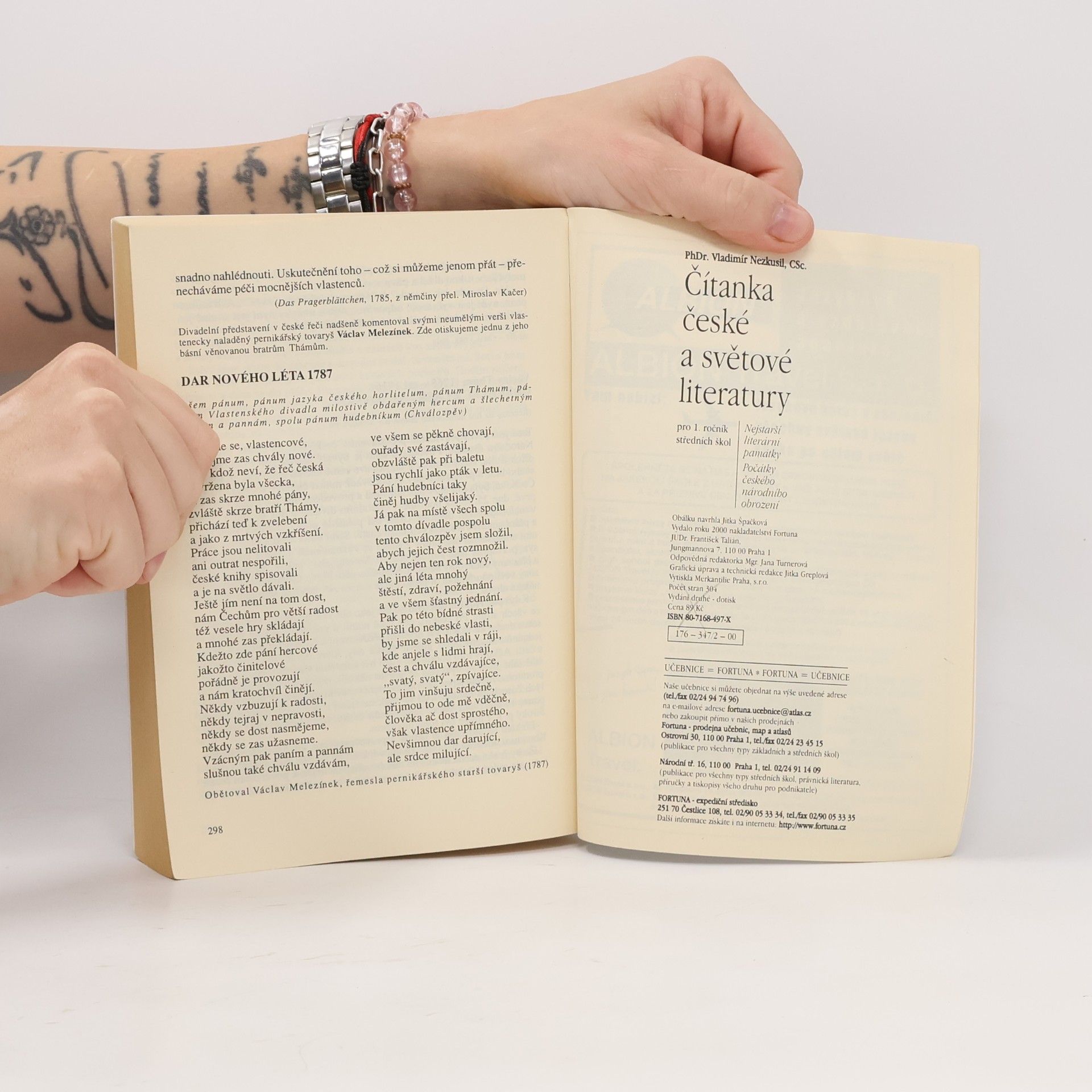 Vladimír Nezkusil Čítanka české a světové literatury pro 1. ročník středních škol