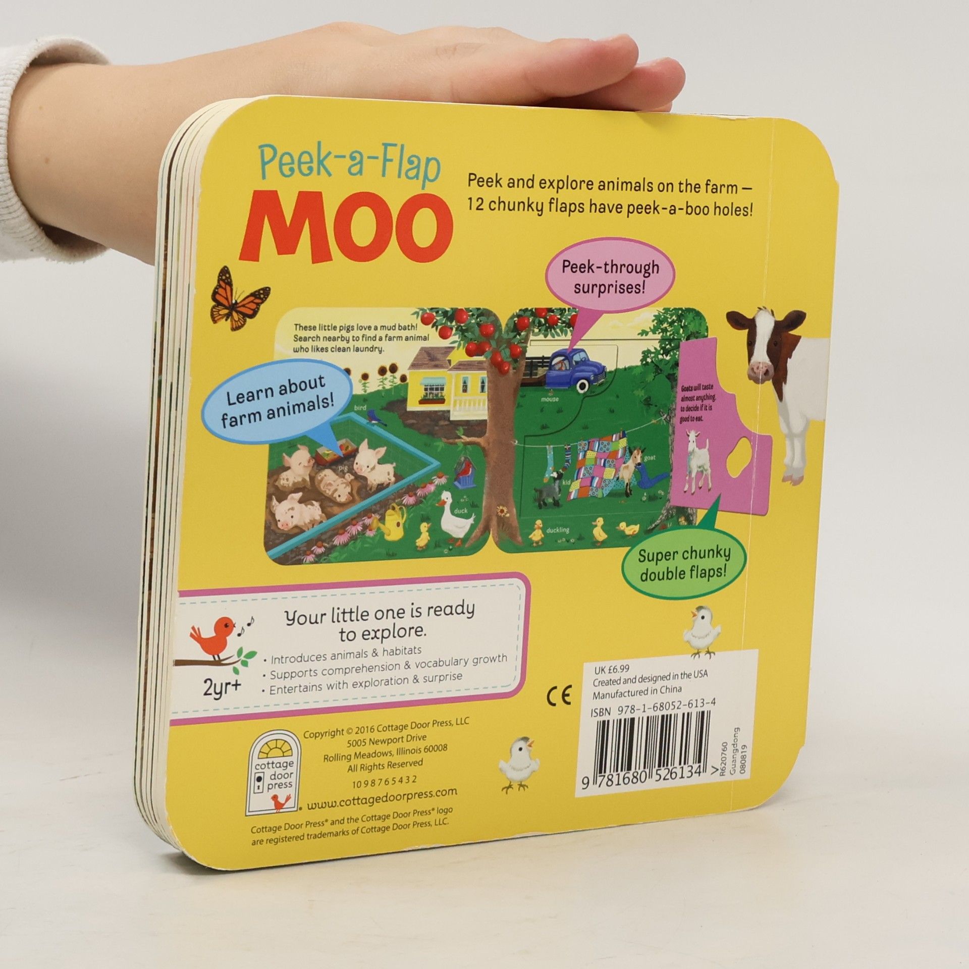 Jaye Garnett Peek-a-Flap: Moo