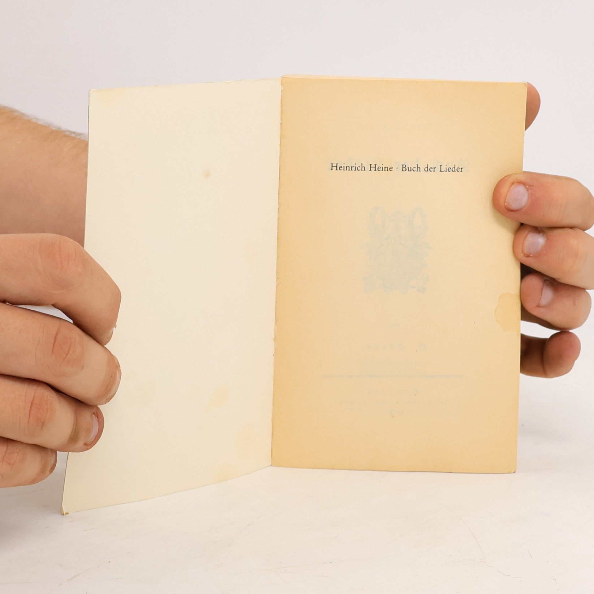Heinrich Heine Buch der Lieder