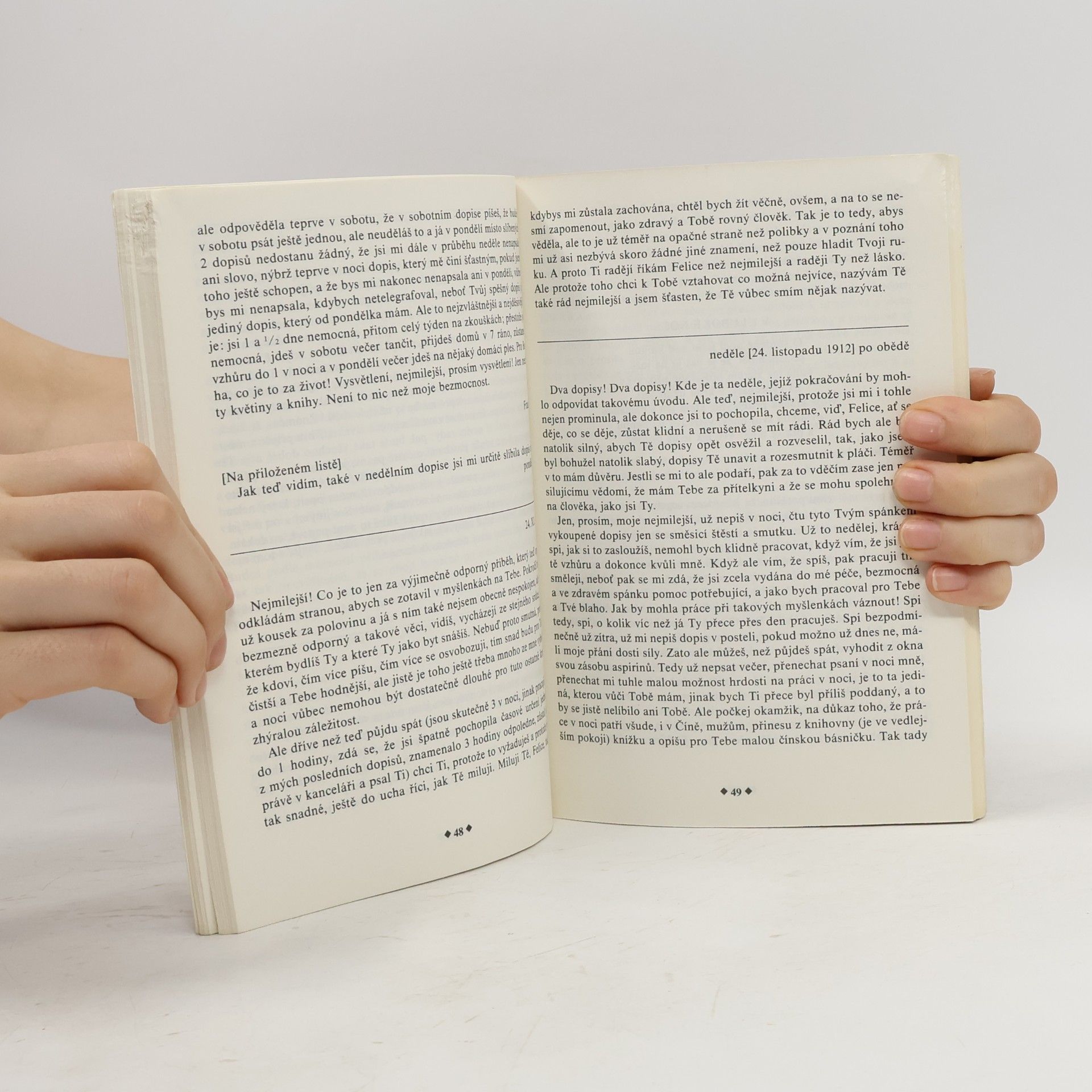 Franz Kafka Dopisy Felici: Výběr z listů