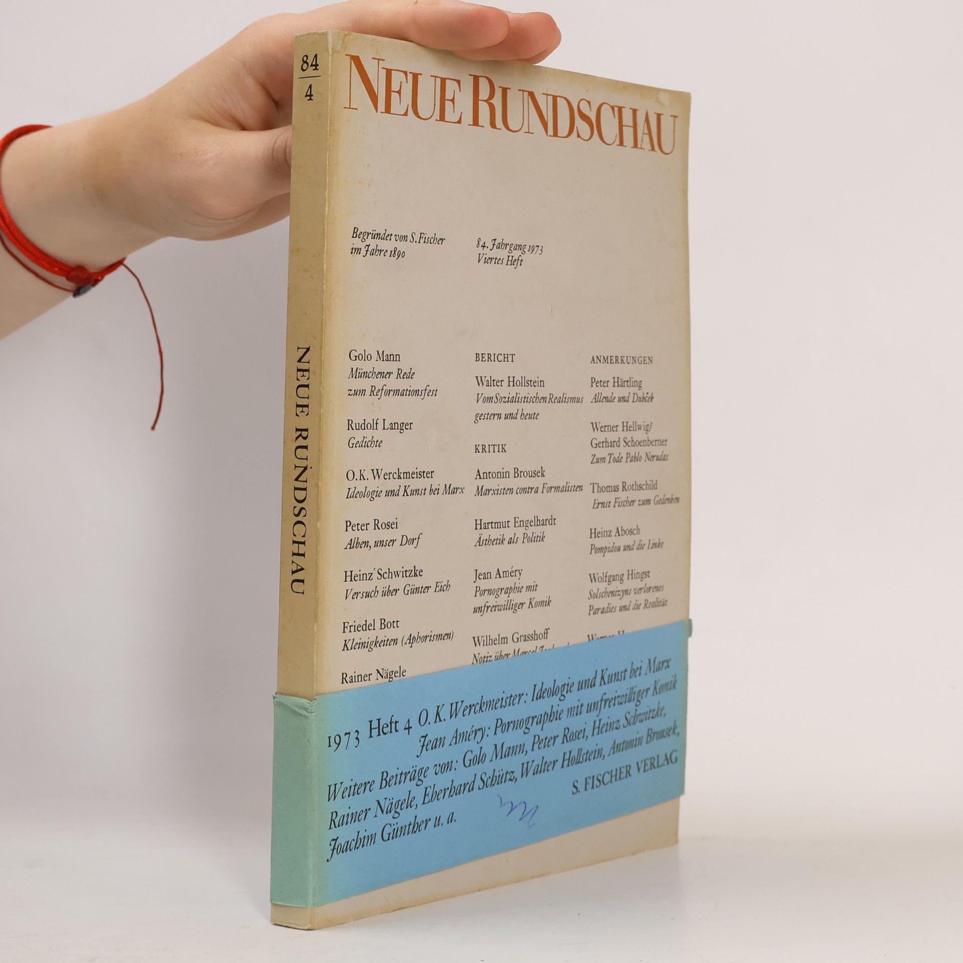 Various authors Neue Rundschau 4