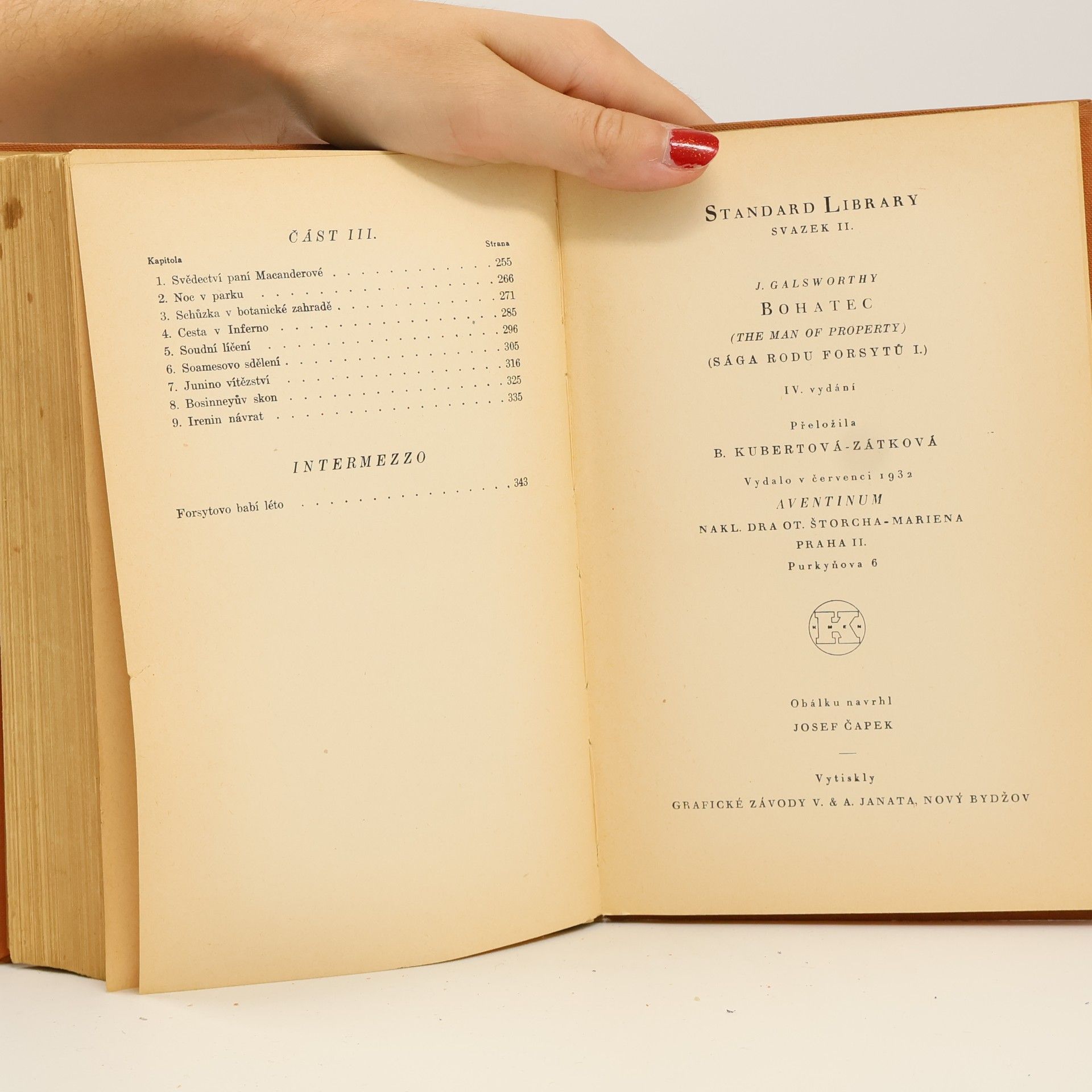 John Galsworthy Bohatec