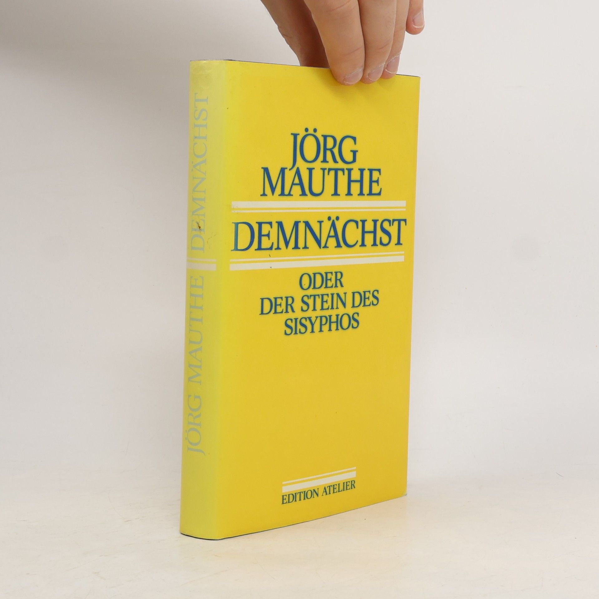 Jörg Mauthe Demnächst Oder der Stein des Sisyphos