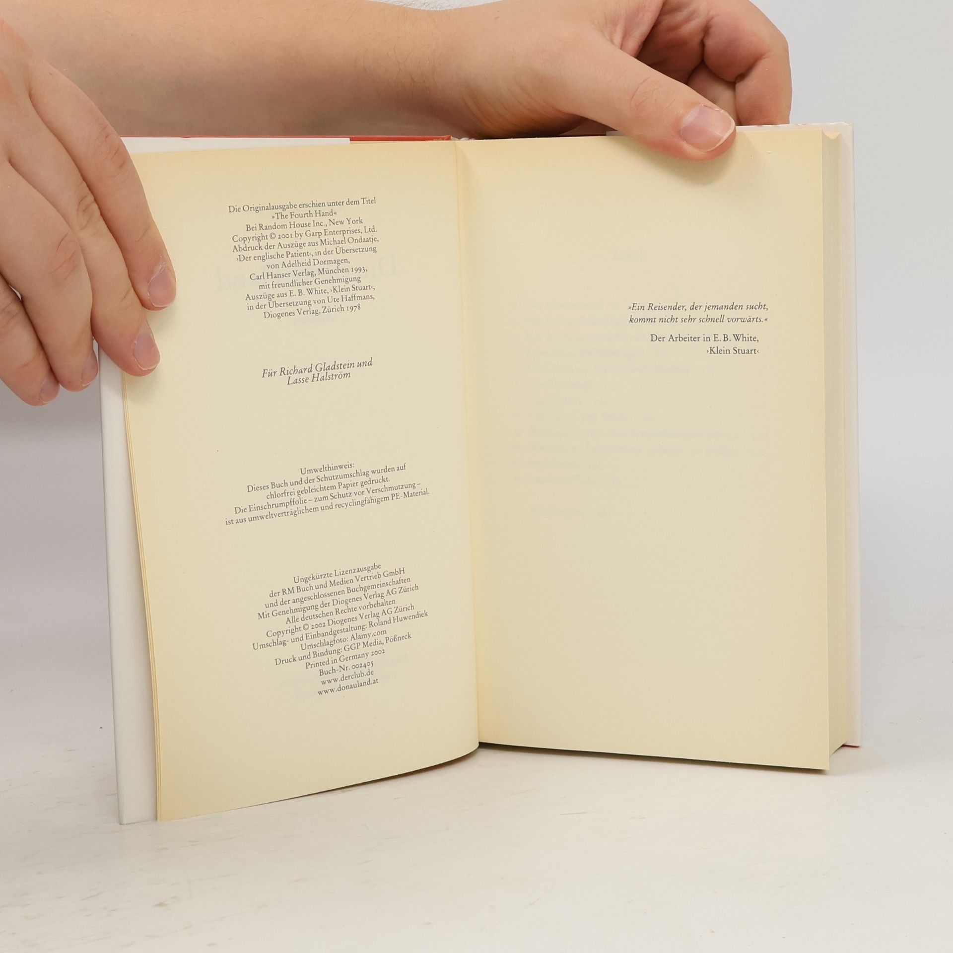 John Irving Die vierte Hand