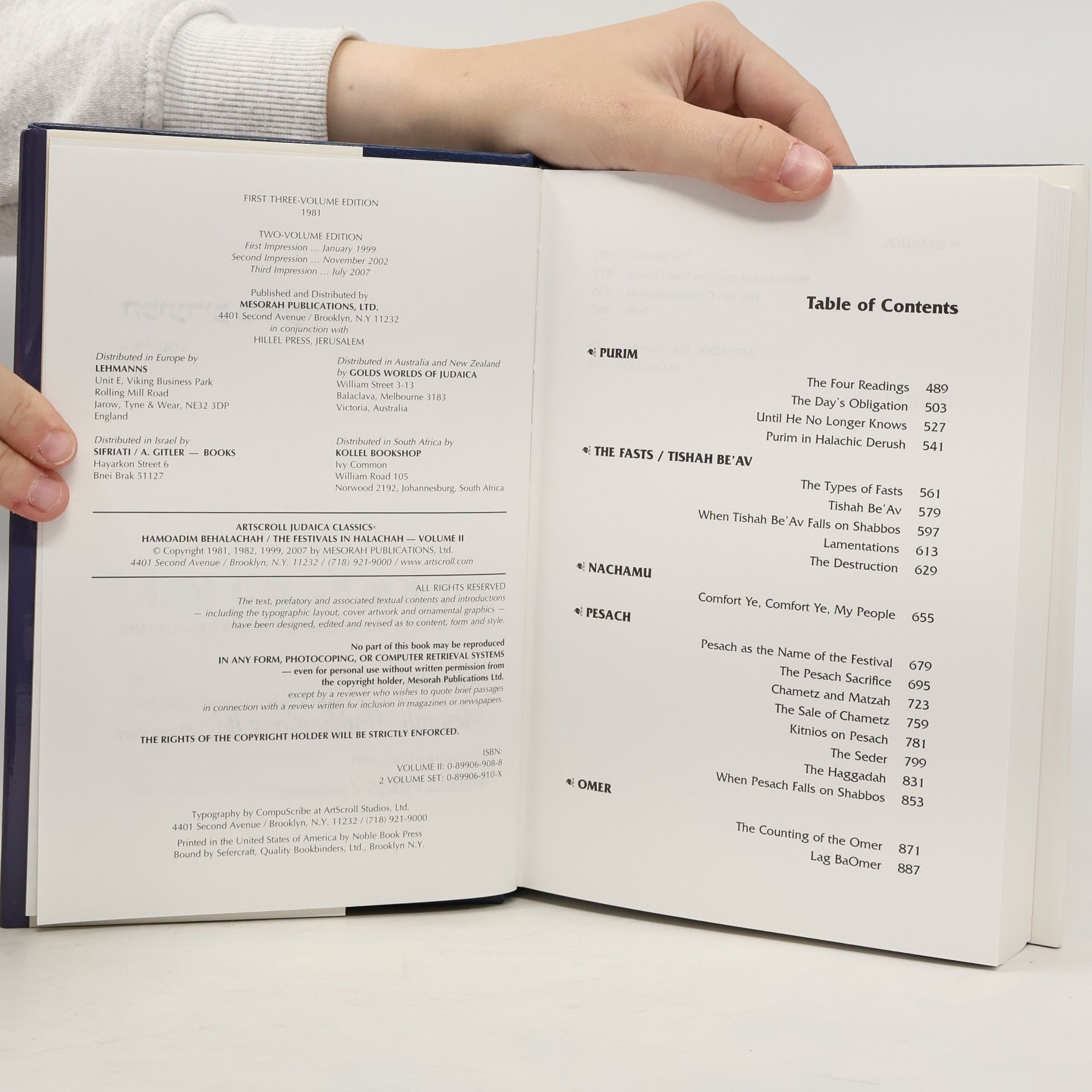 Shelomoh Yosef Zevin ArtScroll Judaica Classics - 2: The Festivals in Halachah
