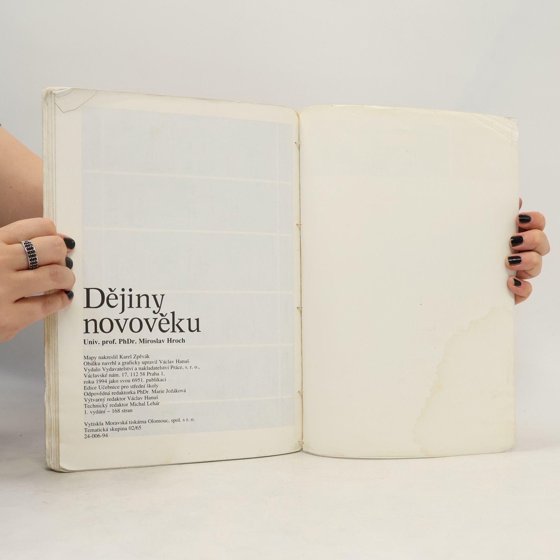 Miroslav Hroch Dějiny novověku