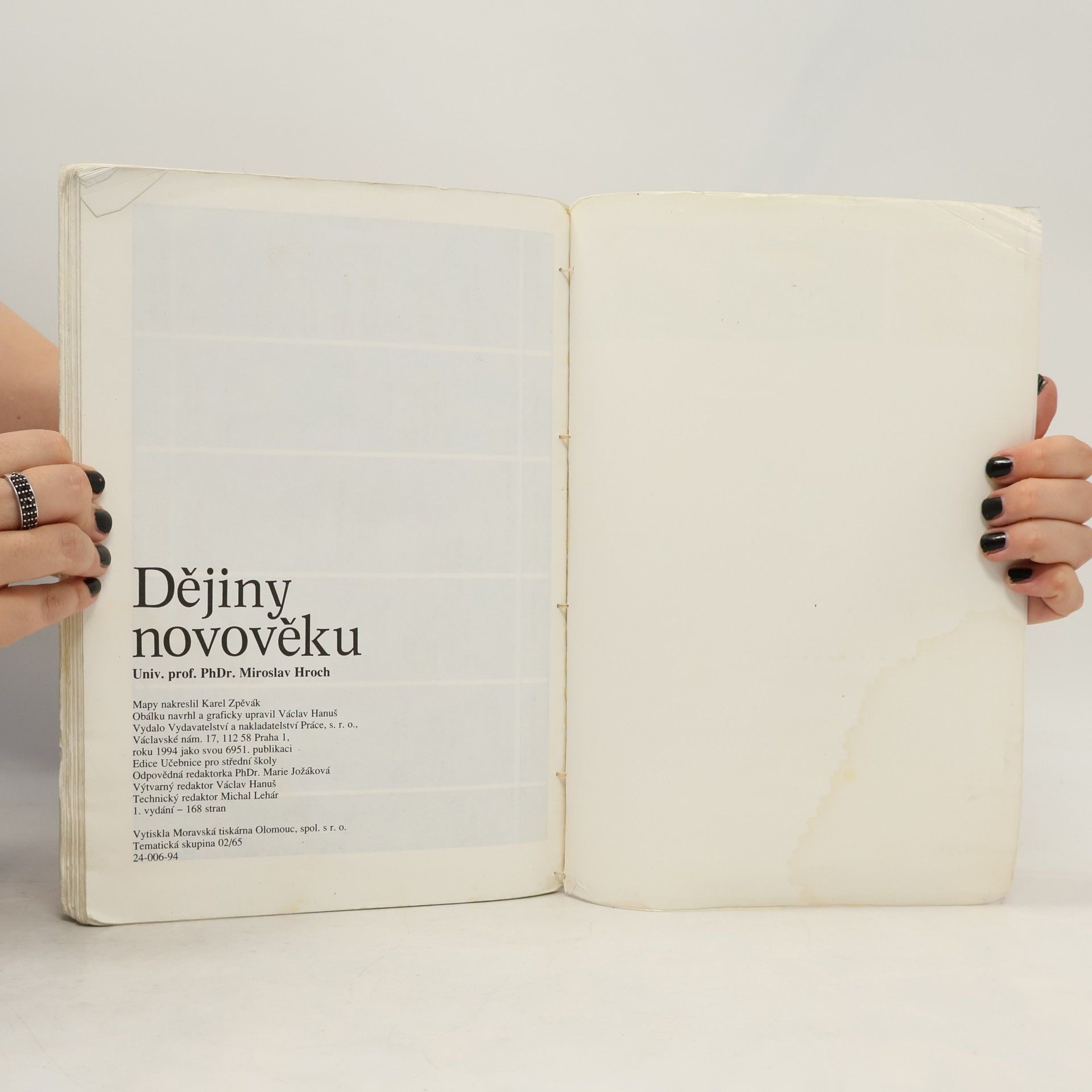 Miroslav Hroch Dějiny novověku