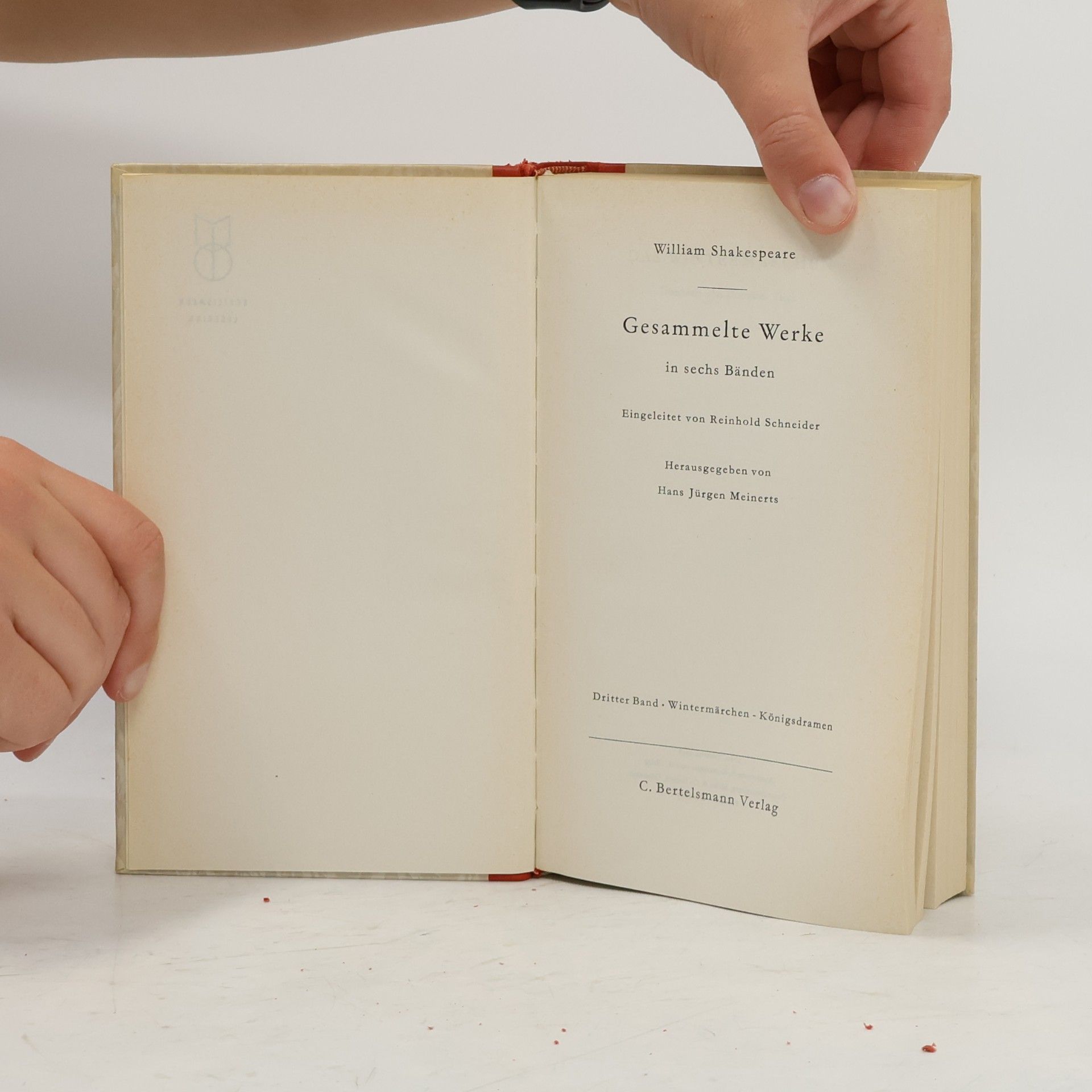 William Shakespeare Gesammelte Werke in sechs Bänden 3
