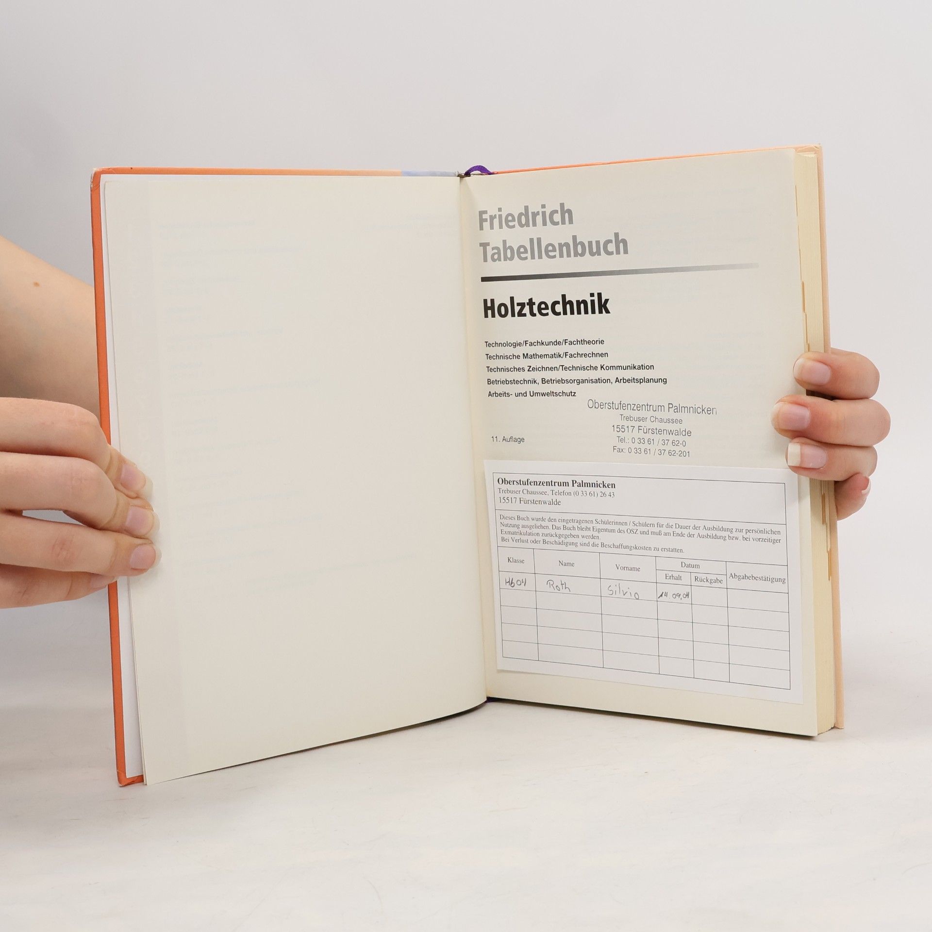 Manfred Labude Tabellenbuch Holztechnik