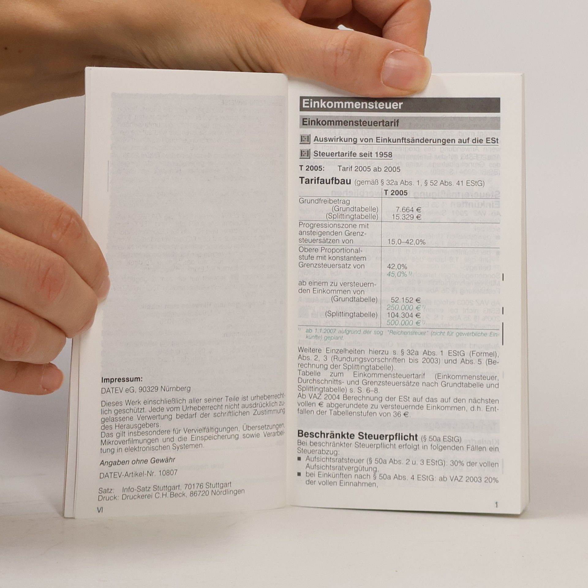 Autorenkollektiv Tabellen und Informationen für den steuerlichen Berater