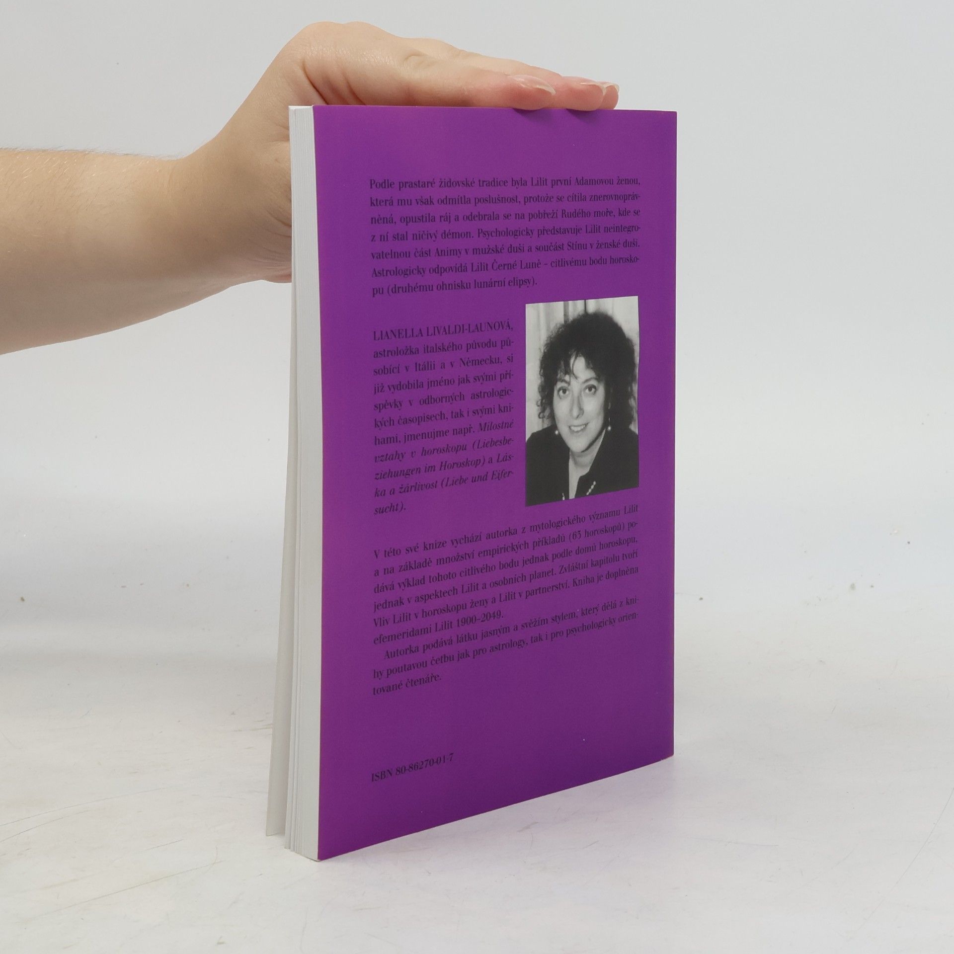 Lianella Livaldi-Laun Lilit - setkání s bolestí : astrologie Černé Luny
