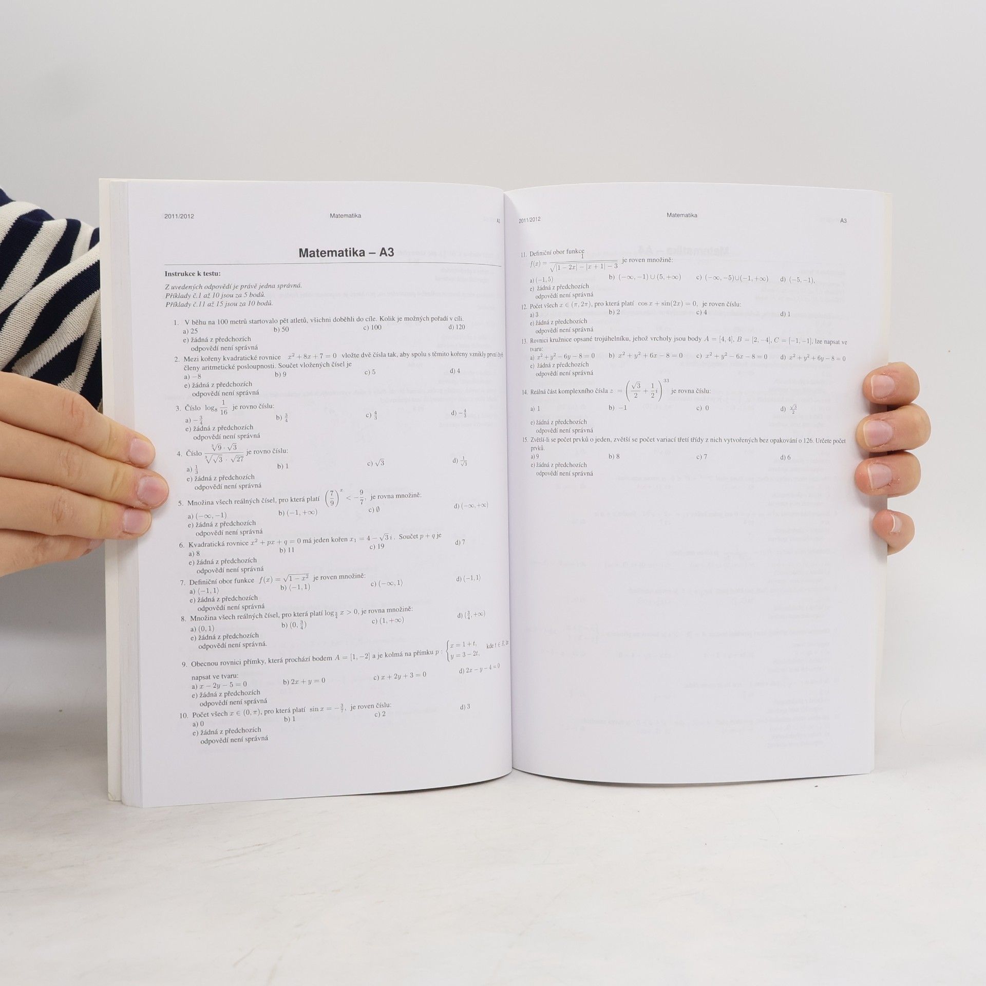 Jindřich Klůfa Matematika k přijímacím zkouškám na VŠE