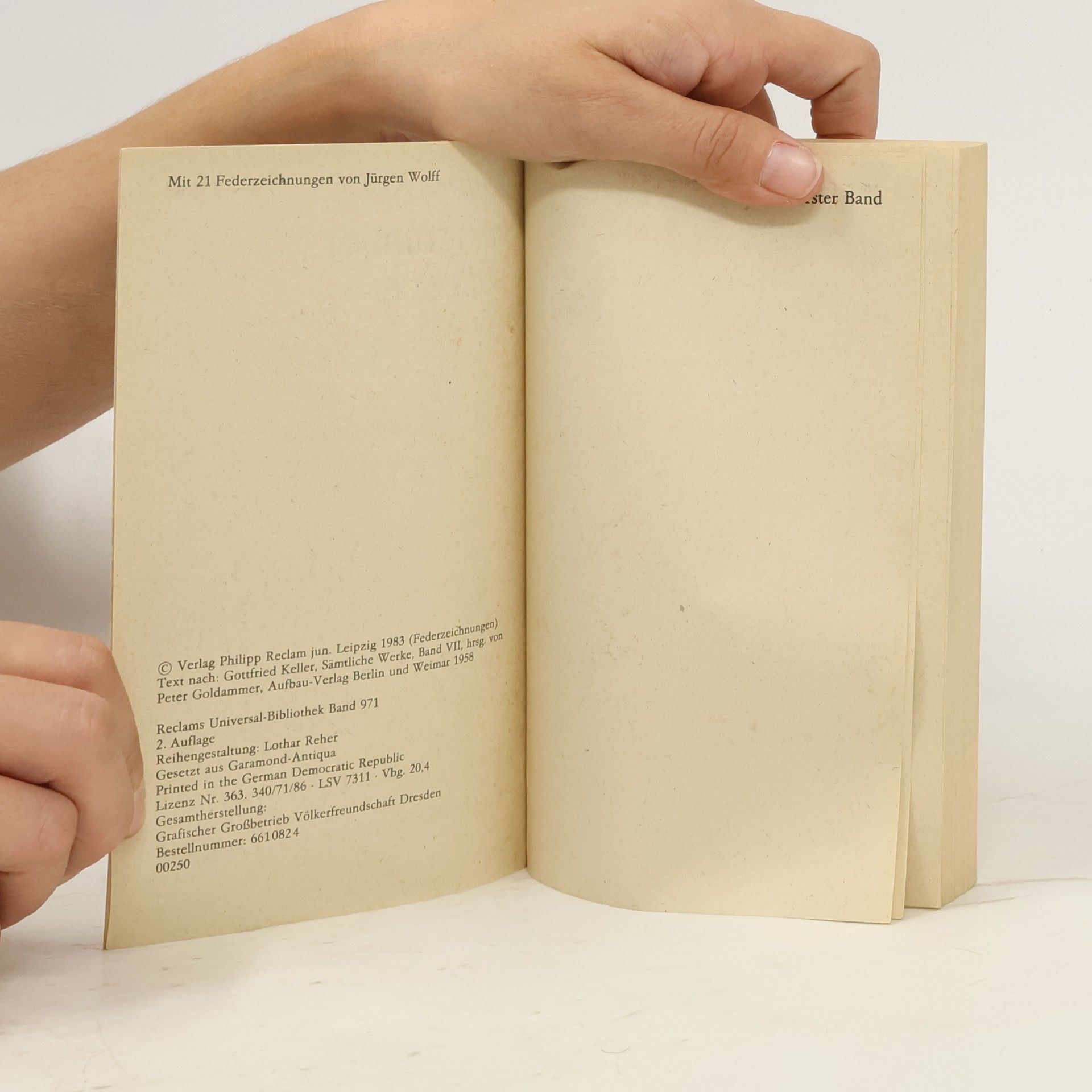 Gottfried Keller Züricher Novellen