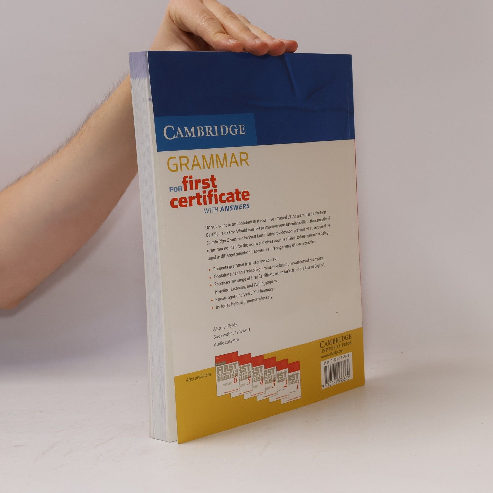 Louise Hashemi Cambridge Grammar for First Certificate With Answers