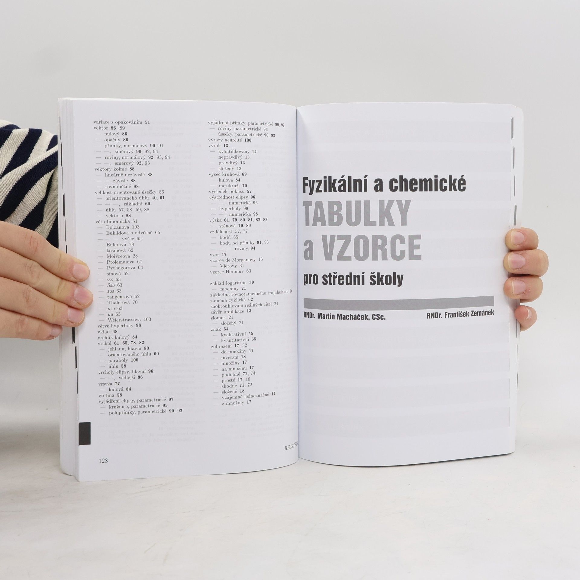 Jiří Mikulčák Matematické, fyzikální a chemické tabulky a vzorce pro střední školy
