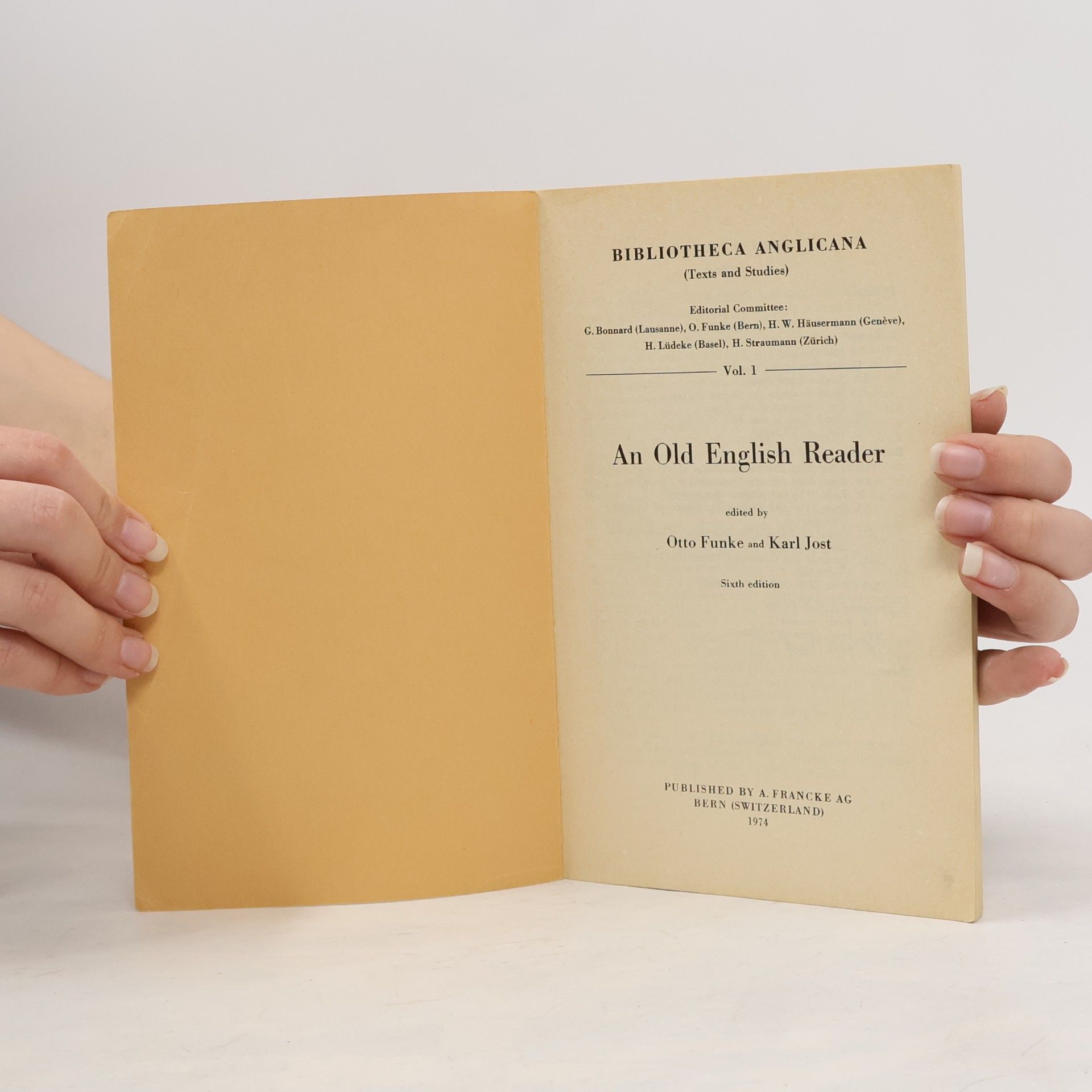 Gerhard Funke An Old English Reader
