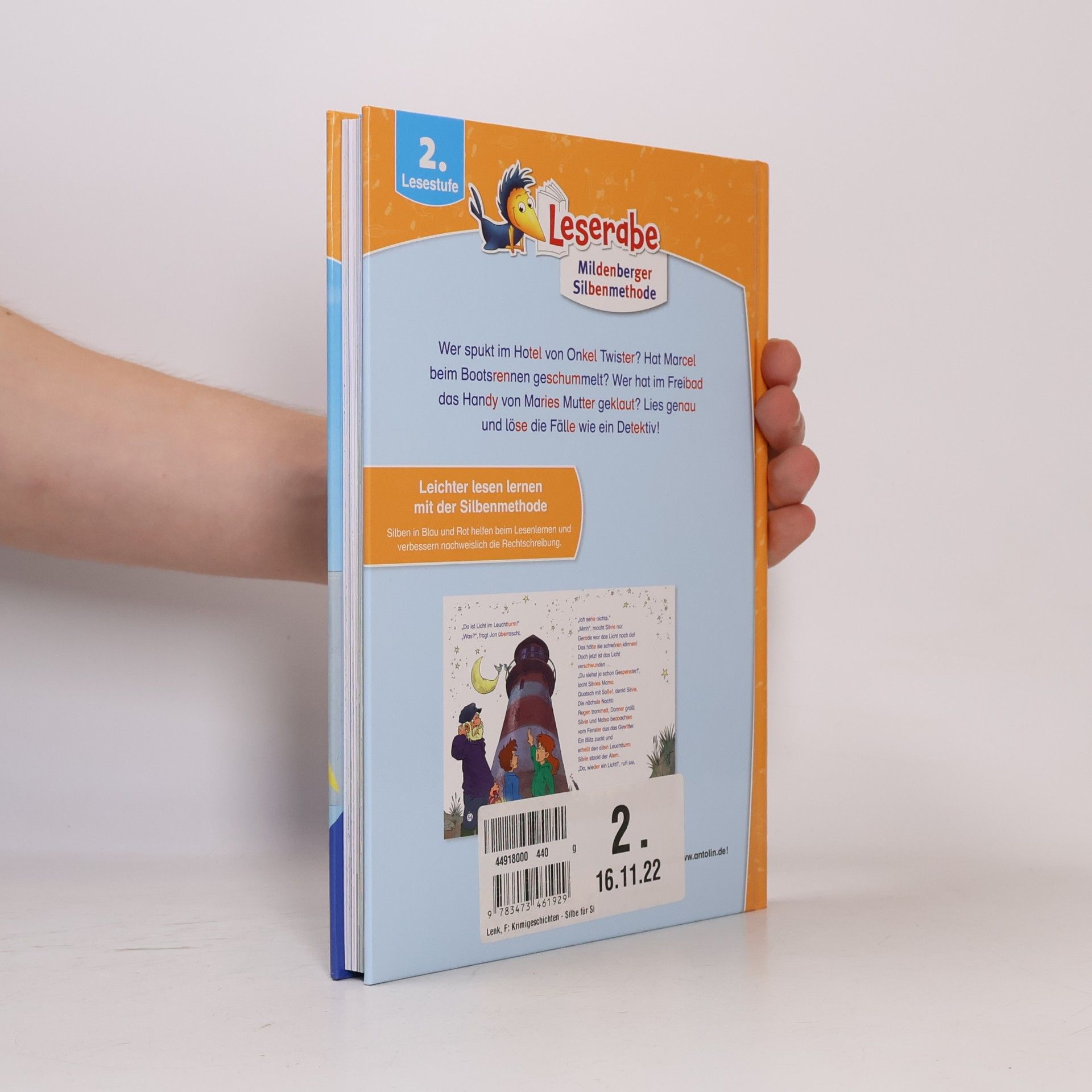 Fabian Lenk Krimigeschichten - Silbe für Silbe lesen lernen - Leserabe ab 2. Klasse - Erstlesebuch für Kinder ab 7 Jahren